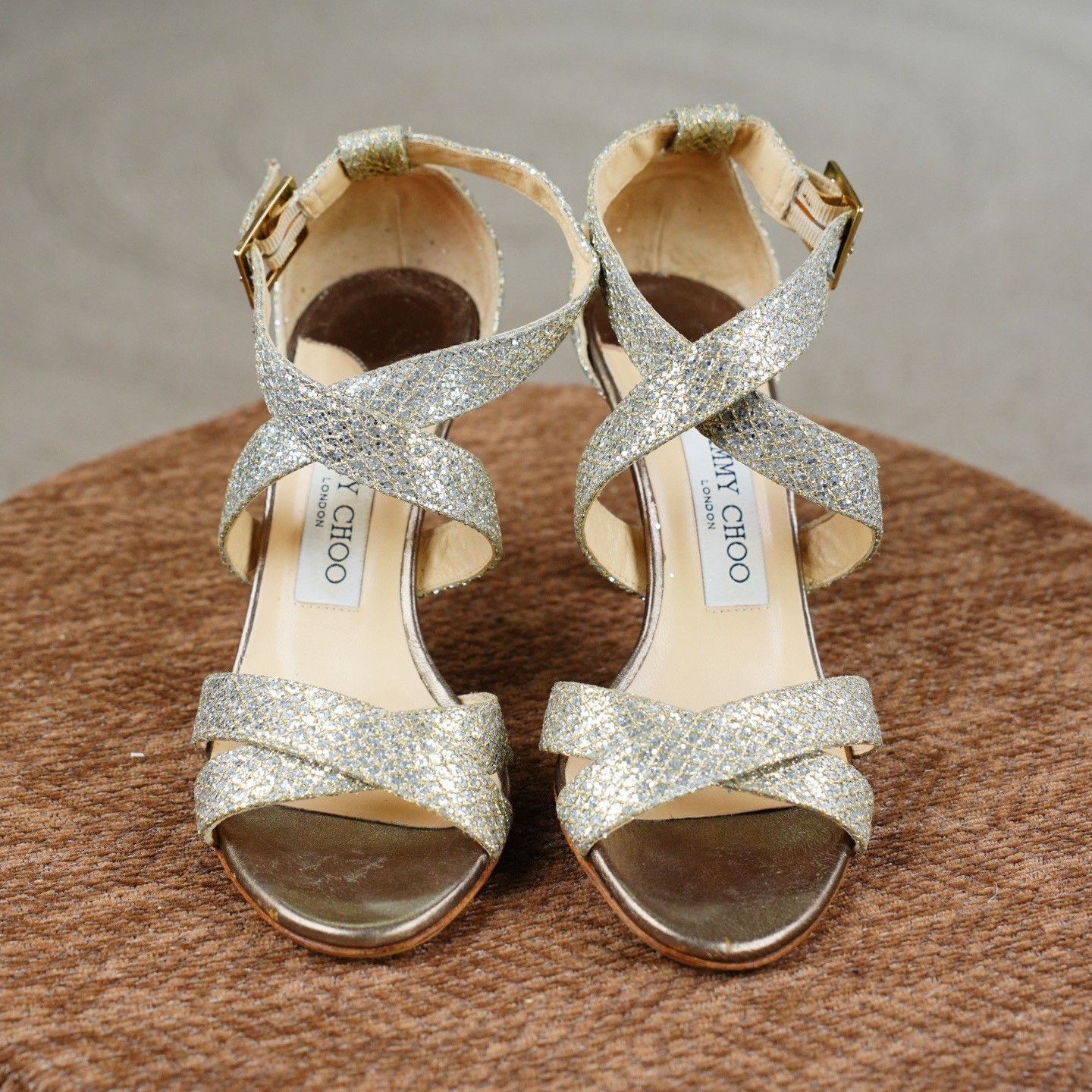 Jimmy Choo Jimmy Choo Leather Silver Sandals us_6-5 Women Size US 6.5 / IT 36.5 - 5 Thumbnail