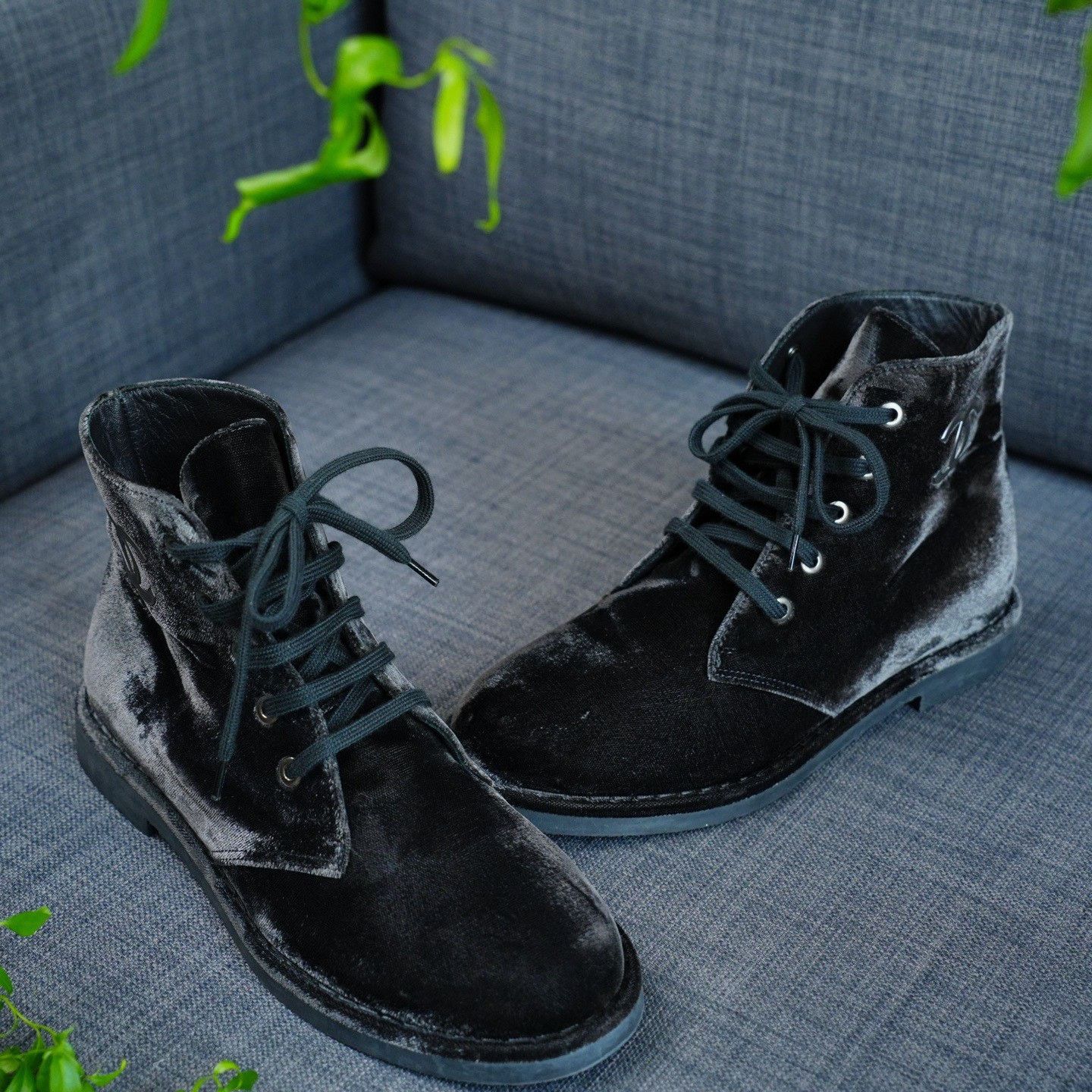 Chanel Chanel Velvet Black Boots us_6-5 Women Size US 6.5 / IT 36.5 - 3 Thumbnail