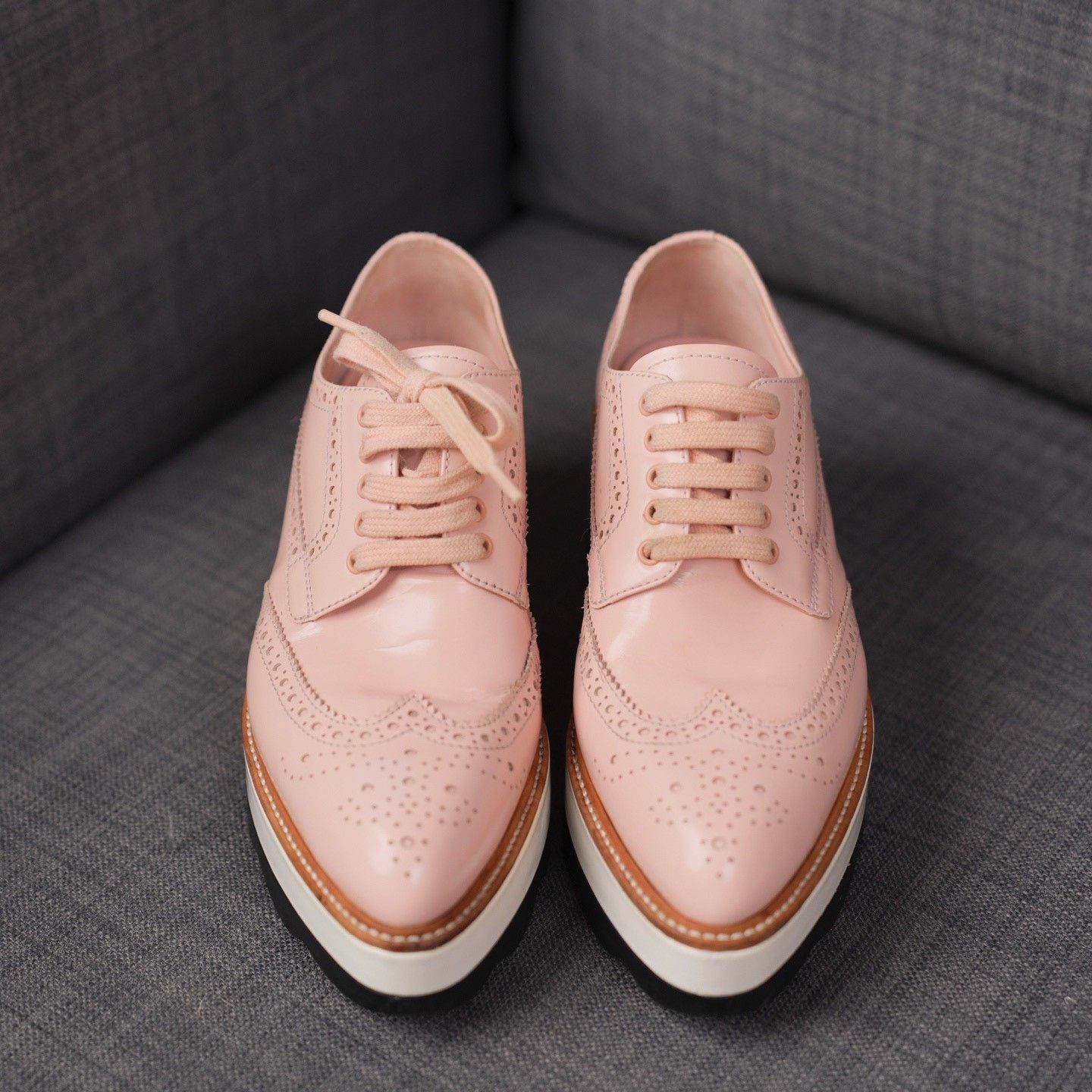 Prada Prada Pink Lowtop Sneakers us_6-5 Women Size US 6.5 / IT 36.5 - 4 Thumbnail