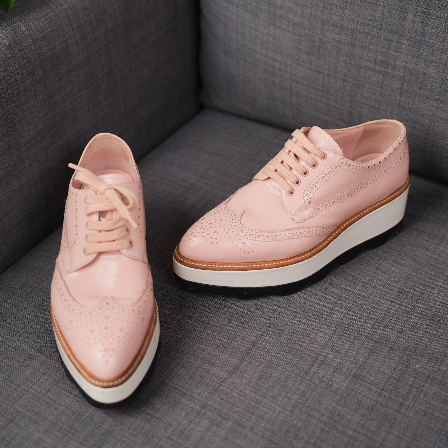 Prada Prada Pink Lowtop Sneakers us_6-5 Women Size US 6.5 / IT 36.5 - 3 Thumbnail