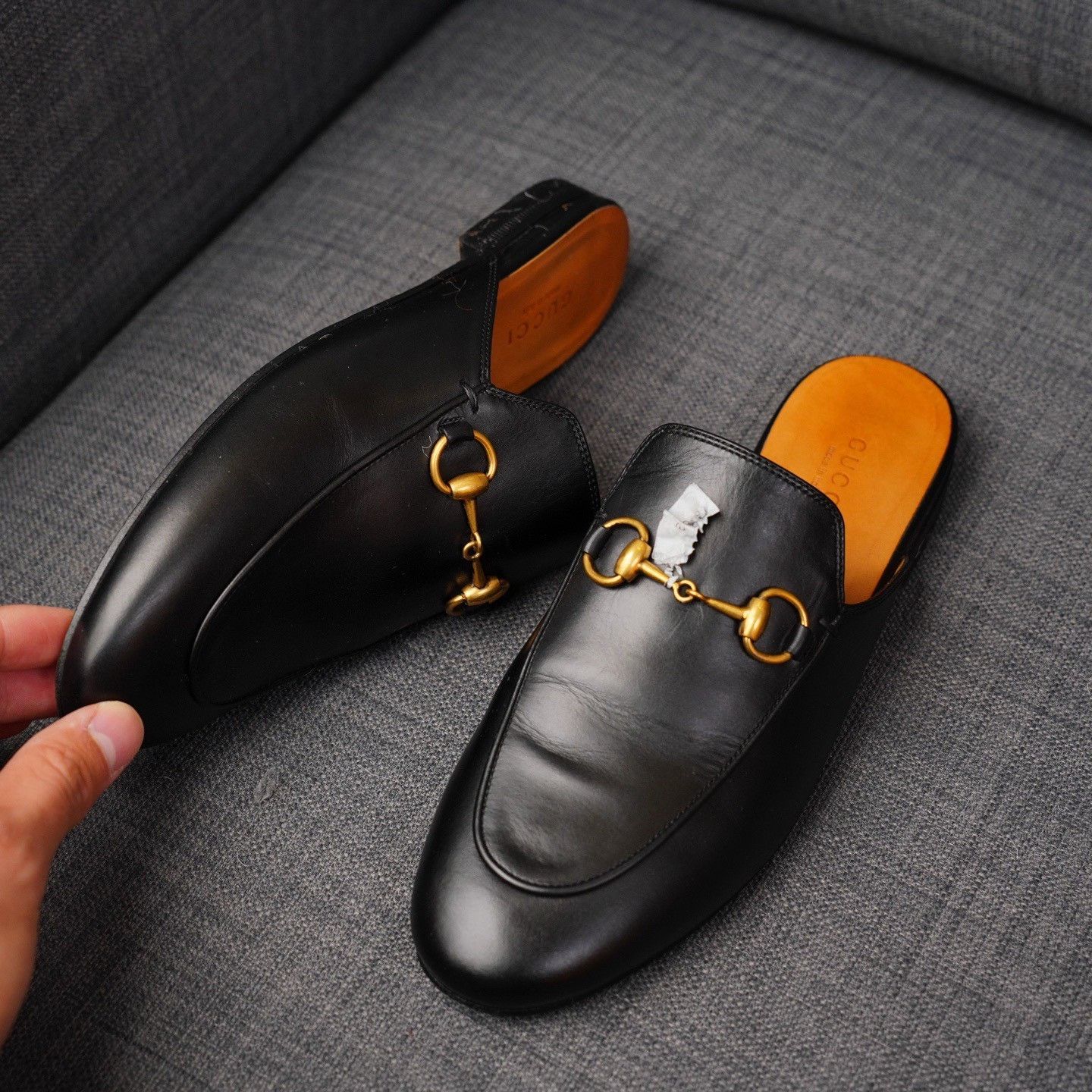 Gucci Gucci Black Sandals us_6 Women Size US 6 / IT 36 - 2 Thumbnail