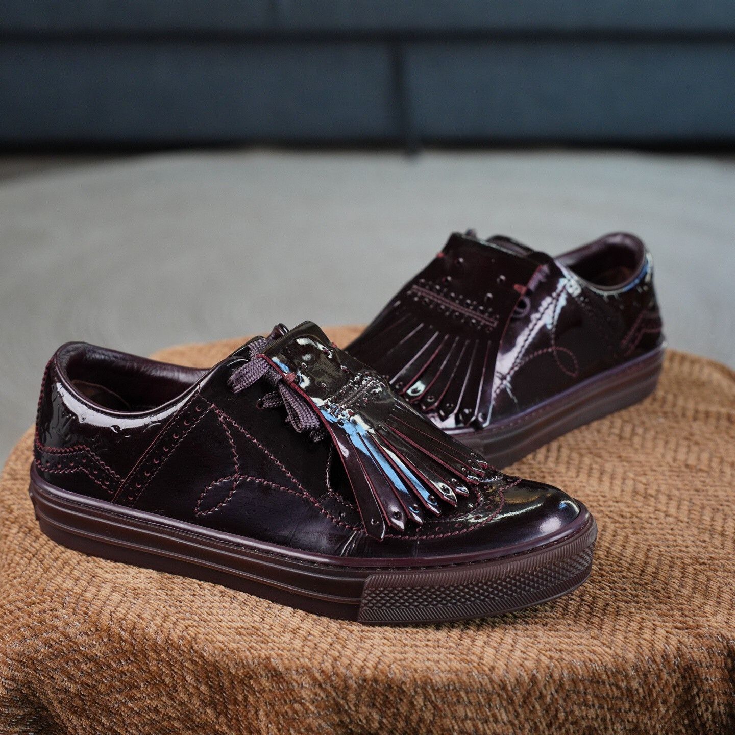 Louis Vuitton Louis Vuitton Patent Lowtop Sneakers us_6 Women Size US 6 / IT 36 - 3 Thumbnail