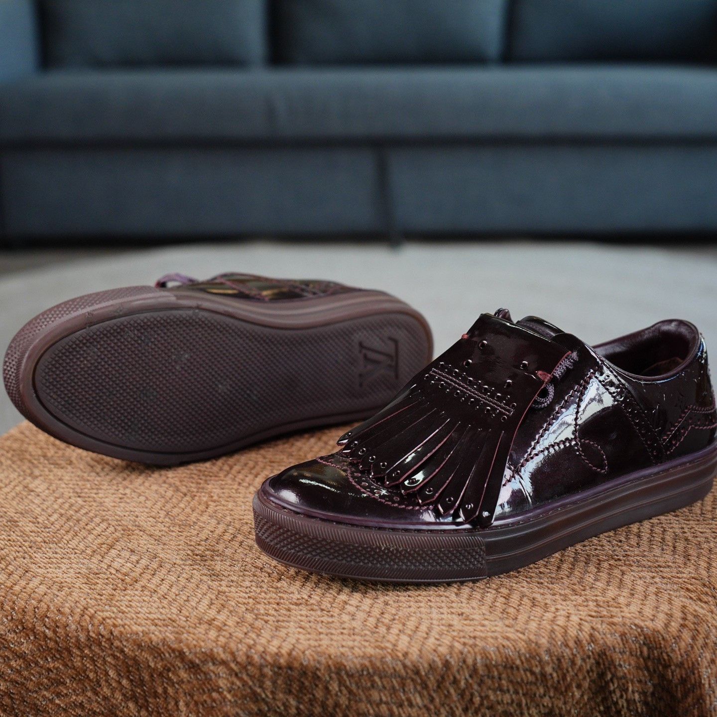 Louis Vuitton Louis Vuitton Patent Lowtop Sneakers us_6 Women Size US 6 / IT 36 - 9 Thumbnail