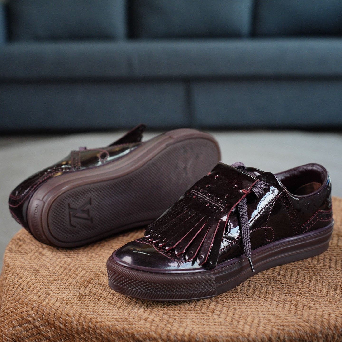 Louis Vuitton Louis Vuitton Patent Lowtop Sneakers us_6 Women Size US 6 / IT 36 - 8 Thumbnail