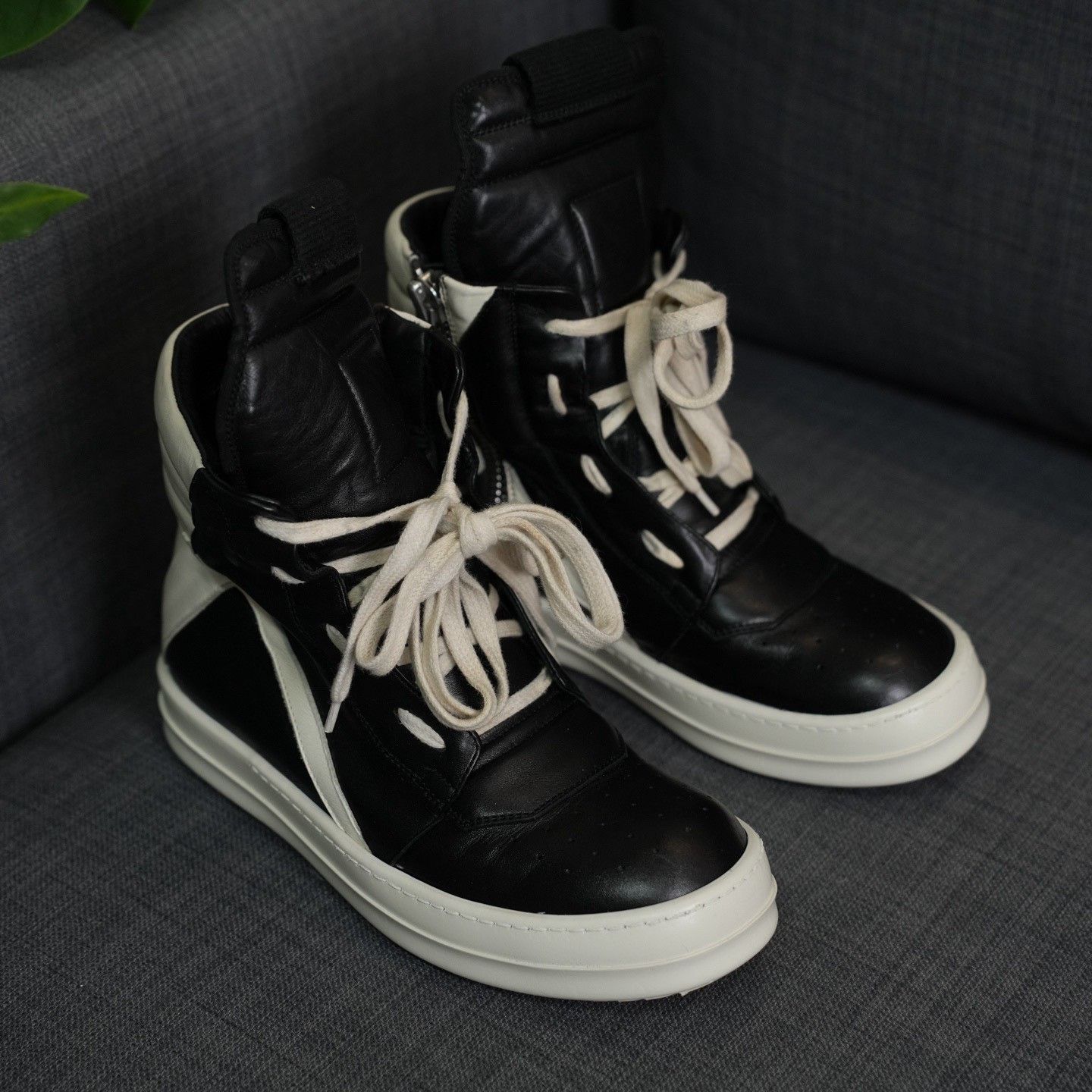 Rick Owens Rick Owens Black Hitop Sneakers us_6 Women Size US 6 / IT 36 - 5 Thumbnail