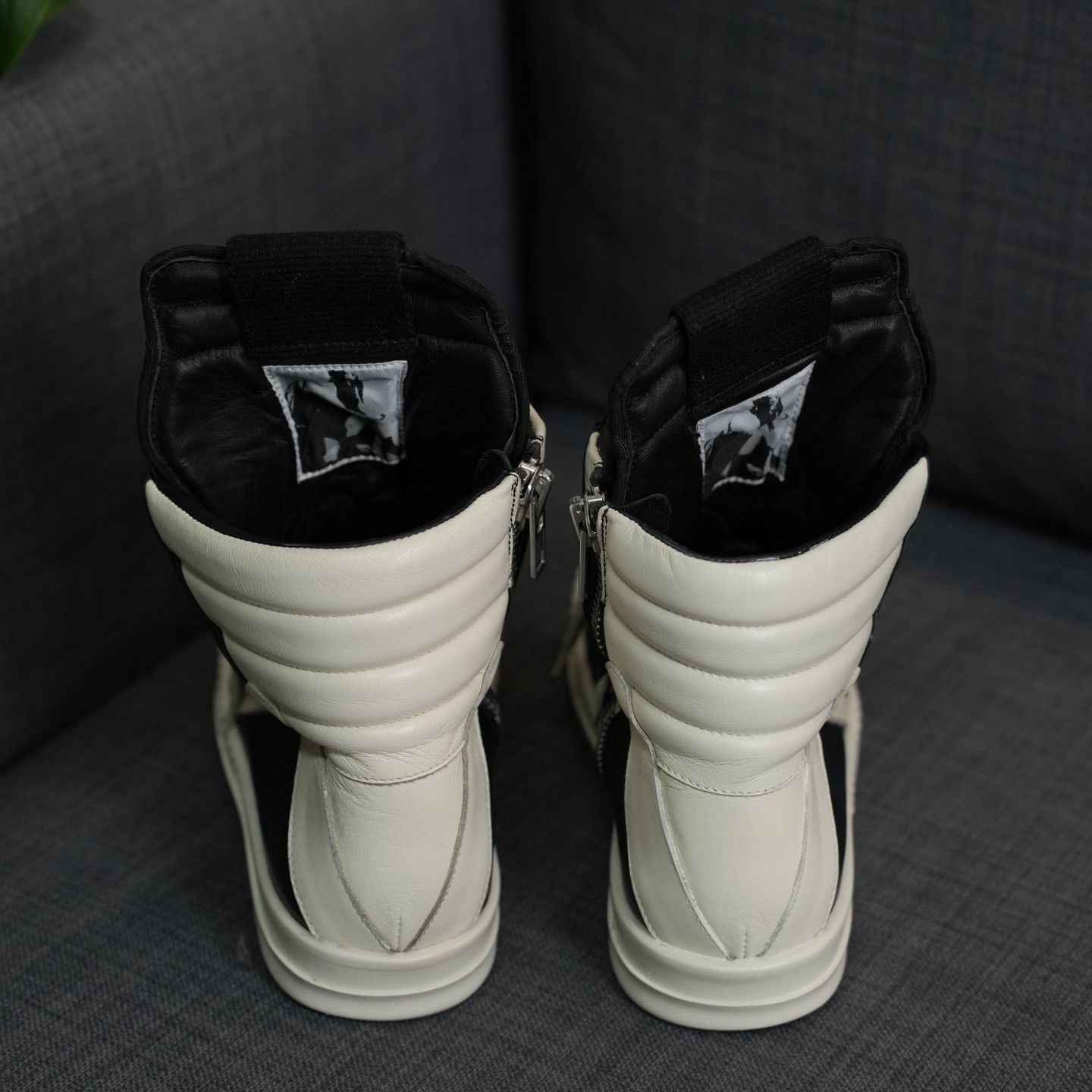 Rick Owens Rick Owens Black Hitop Sneakers us_6 Women Size US 6 / IT 36 - 6 Thumbnail
