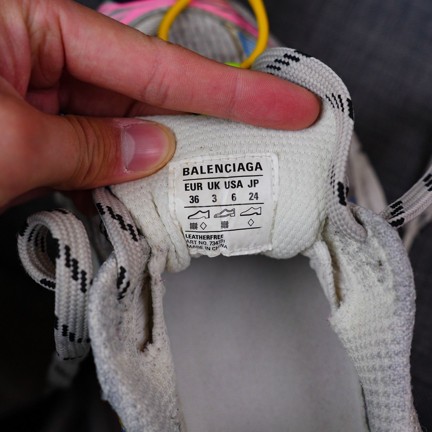 Balenciaga Balenciaga Blue Lowtop Sneakers us_6 Women Size US 6 / IT 36 - 7 Thumbnail