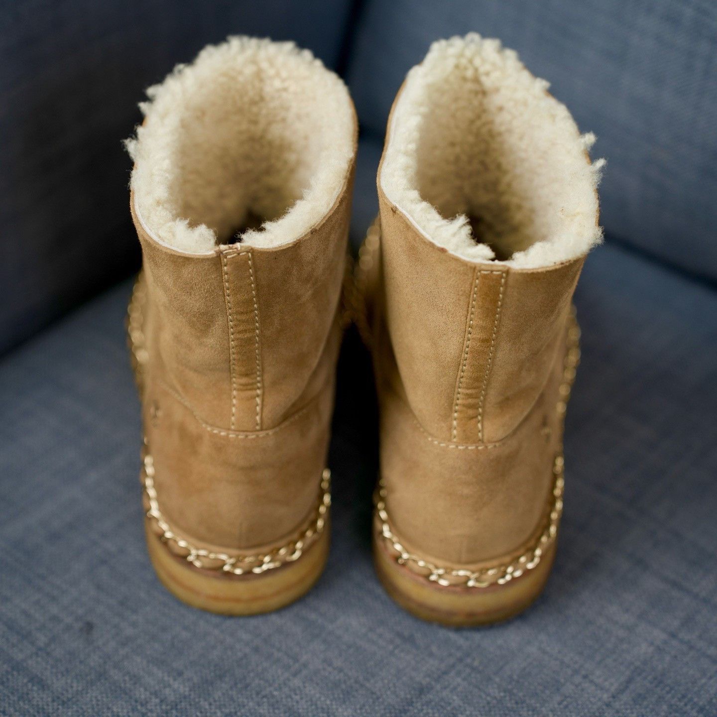 Chanel Chanel Suede Brown Boots us_6 Women Size US 6 / IT 36 - 6 Thumbnail