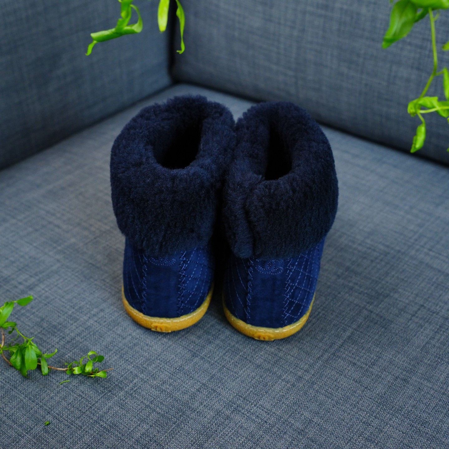 Chanel Chanel Suede Blue Boots us_6 Women Size US 6 / IT 36 - 6 Thumbnail
