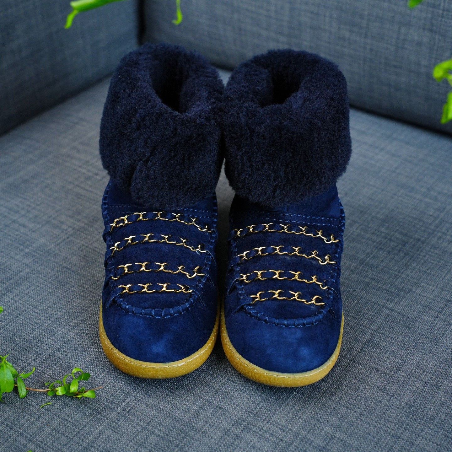 Chanel Chanel Suede Blue Boots us_6 Women Size US 6 / IT 36 - 5 Thumbnail