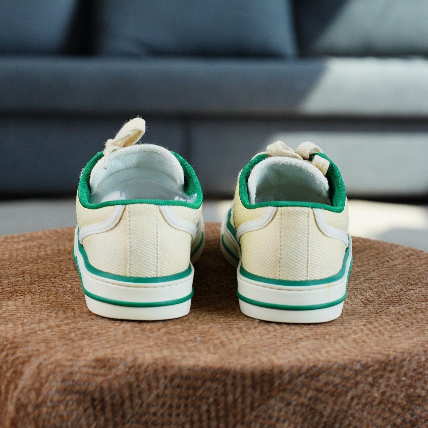 Gucci Gucci Casual Beige Lowtop Sneakers us_6 Women Size US 6 / IT 36 - 8 Thumbnail