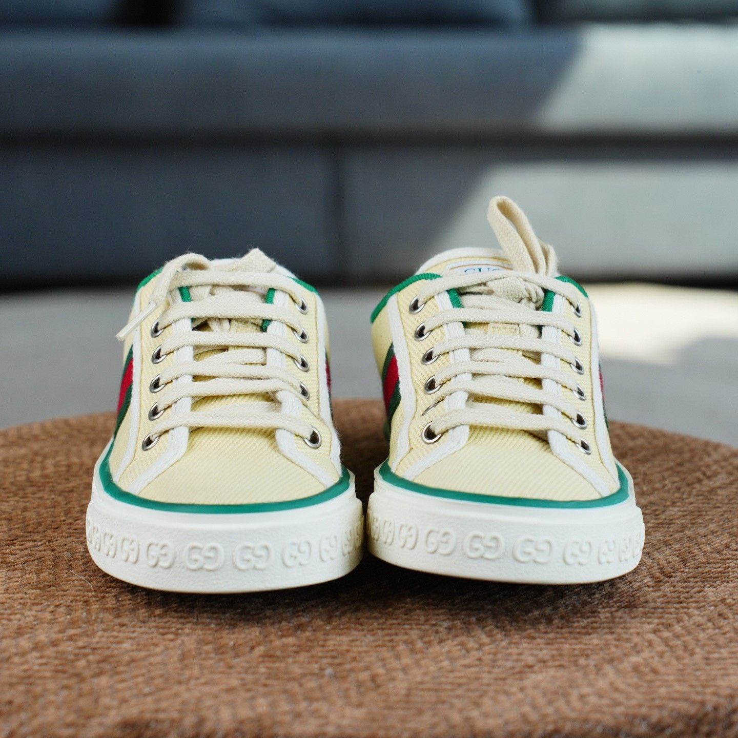 Gucci Gucci Casual Beige Lowtop Sneakers us_6 Women Size US 6 / IT 36 - 5 Thumbnail