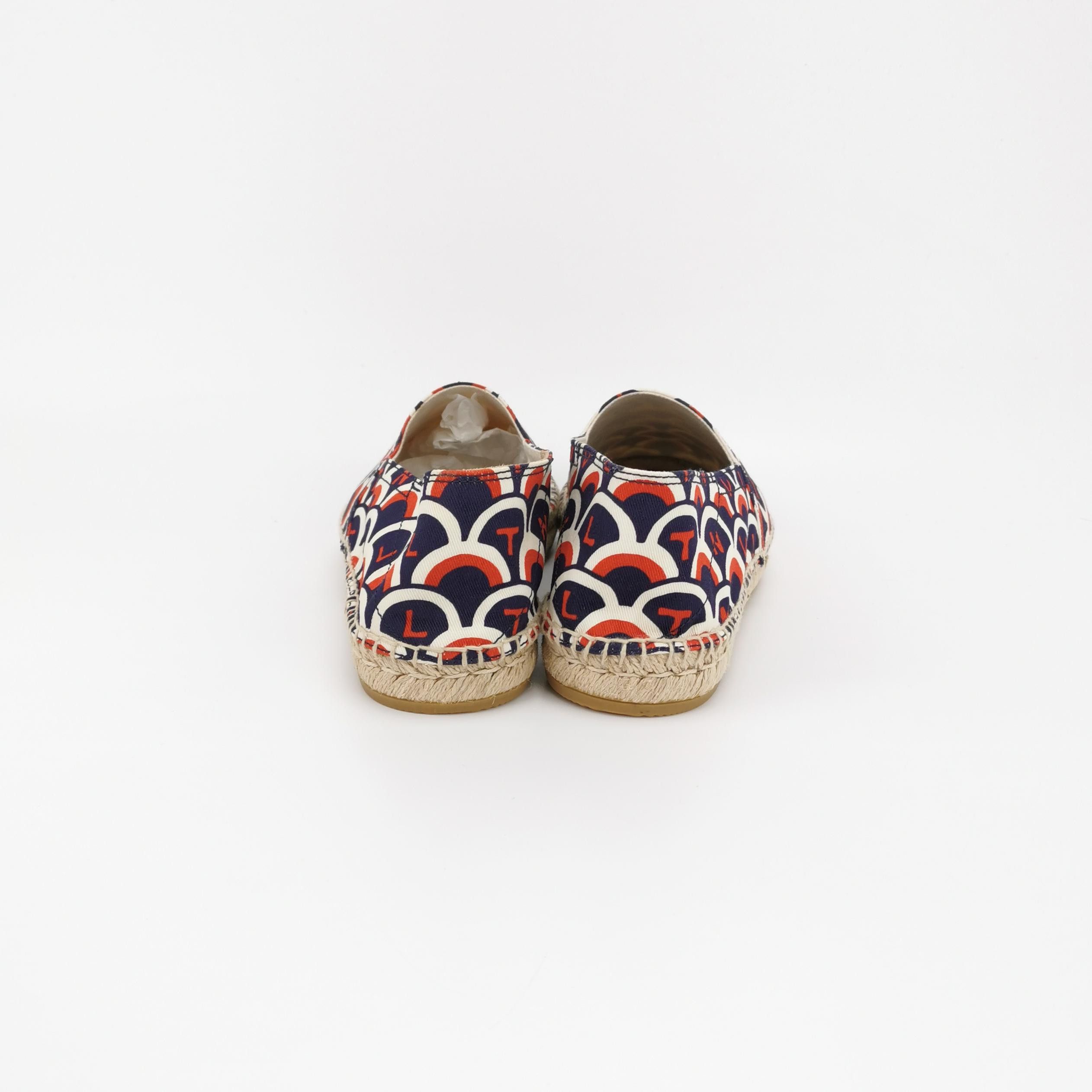 Valentino Valentino Monogram Print Canvas Espadrilles EU 40 Size US 7 / EU 40 - 5 Thumbnail
