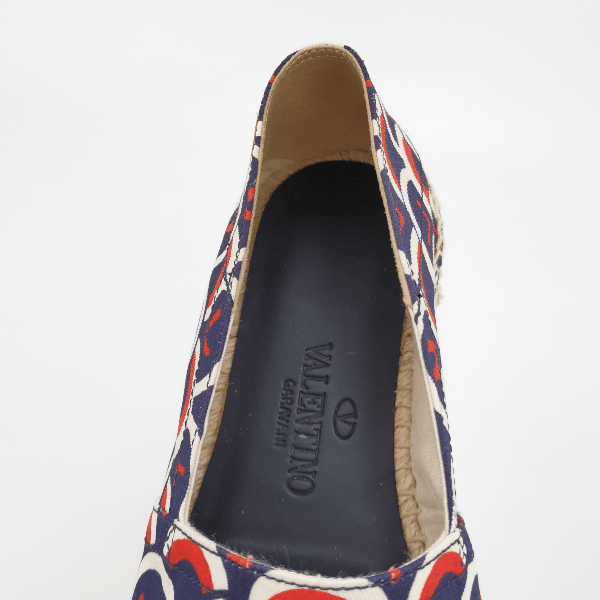 Valentino Valentino Monogram Print Canvas Espadrilles EU 40 Size US 7 / EU 40 - 8 Thumbnail