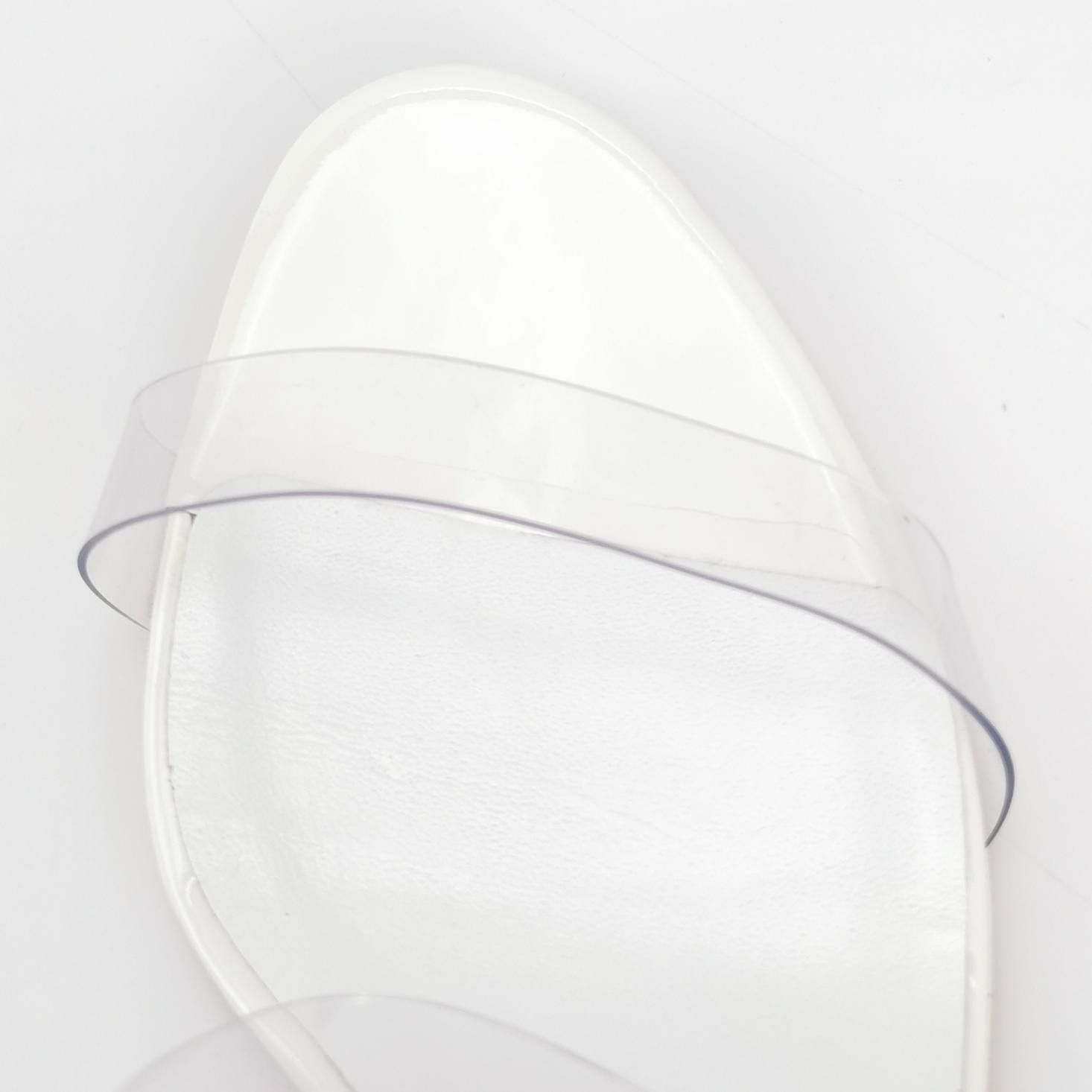 Christian Louboutin Christian Louboutin Clear Strap White Mules 40 Size US 10 / IT 40 - 7 Thumbnail