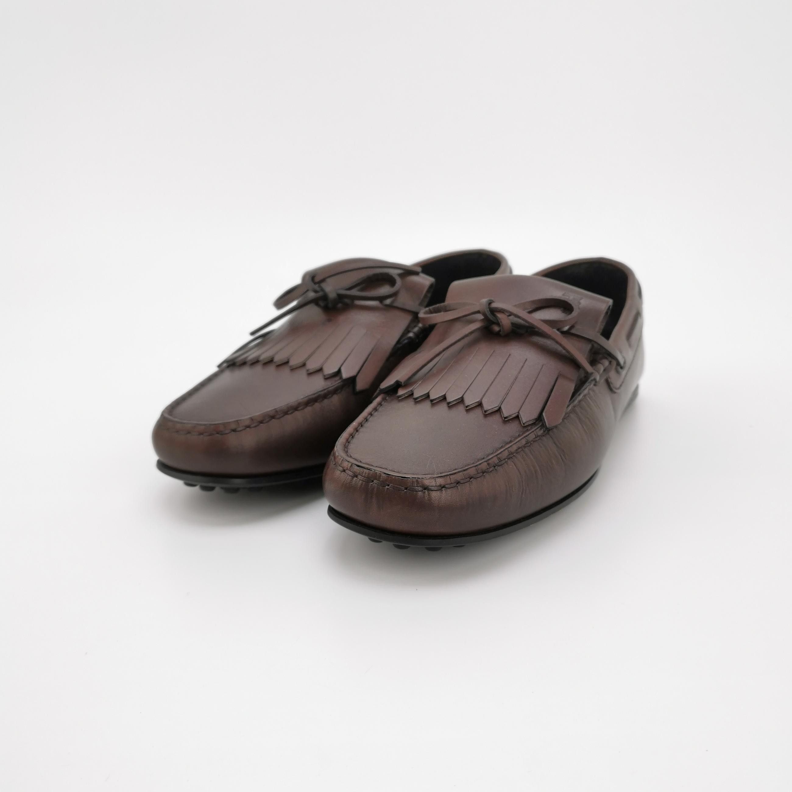 Tod's Tod's Fringe Leather Driving Shoes US 7.5 Size US 7 / EU 40 - 4 Thumbnail