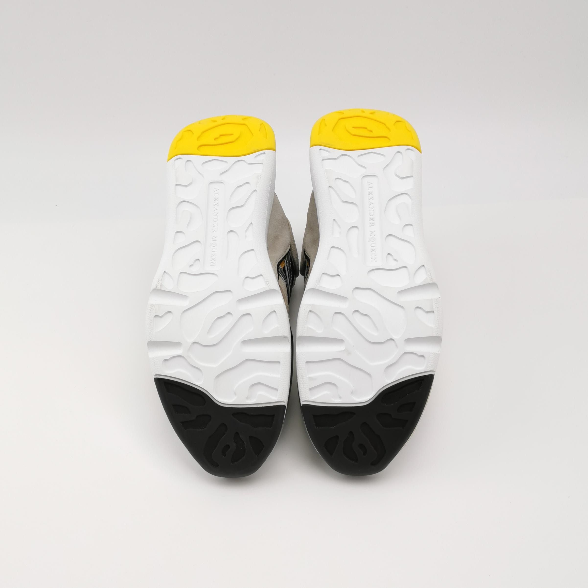 Alexander McQueen Alexander McQueen Metallic Mixed Media Sneakers EU 40 Size US 7 / EU 40 - 6 Thumbnail