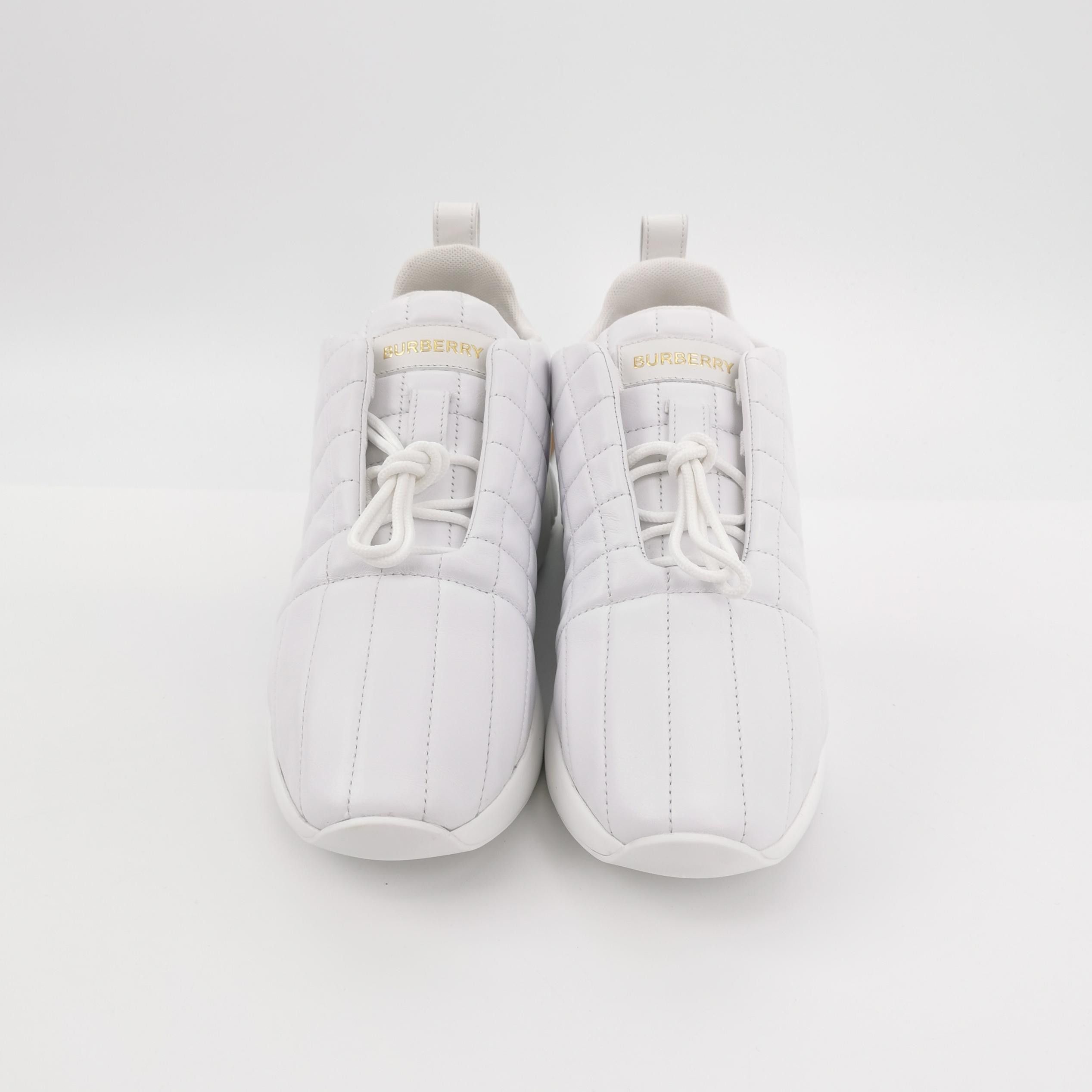 Burberry Burberry Quilted Leather Low-Top Sneakers 41.5 Size US 8 / EU 41 - 4 Thumbnail