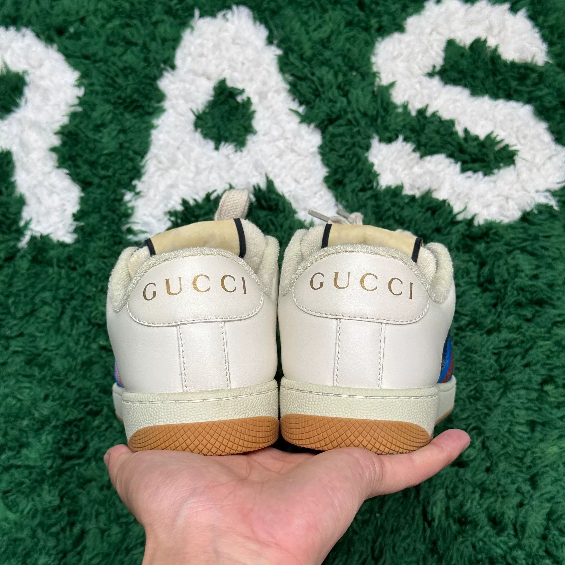 Gucci Gucci Denim Blue Lowtop Sneakers us_5-5 Women Size US 5.5 / IT 35.5 - 7 Thumbnail