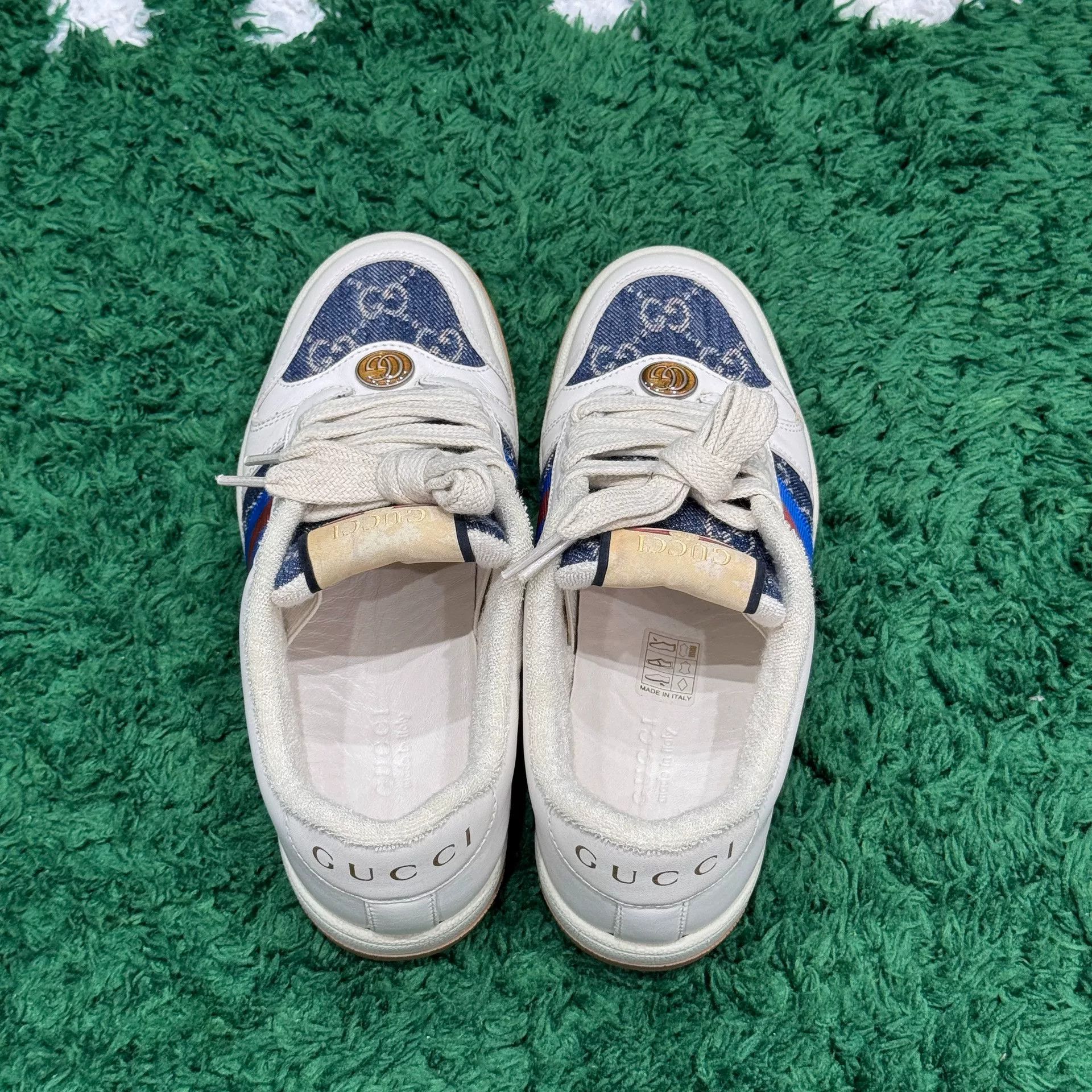 Gucci Gucci Denim Blue Lowtop Sneakers us_5-5 Women Size US 5.5 / IT 35.5 - 6 Thumbnail