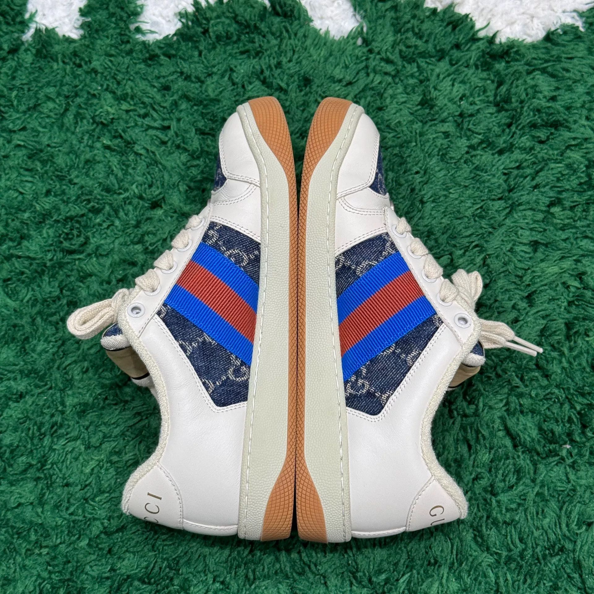Gucci Gucci Denim Blue Lowtop Sneakers us_5-5 Women Size US 5.5 / IT 35.5 - 5 Thumbnail