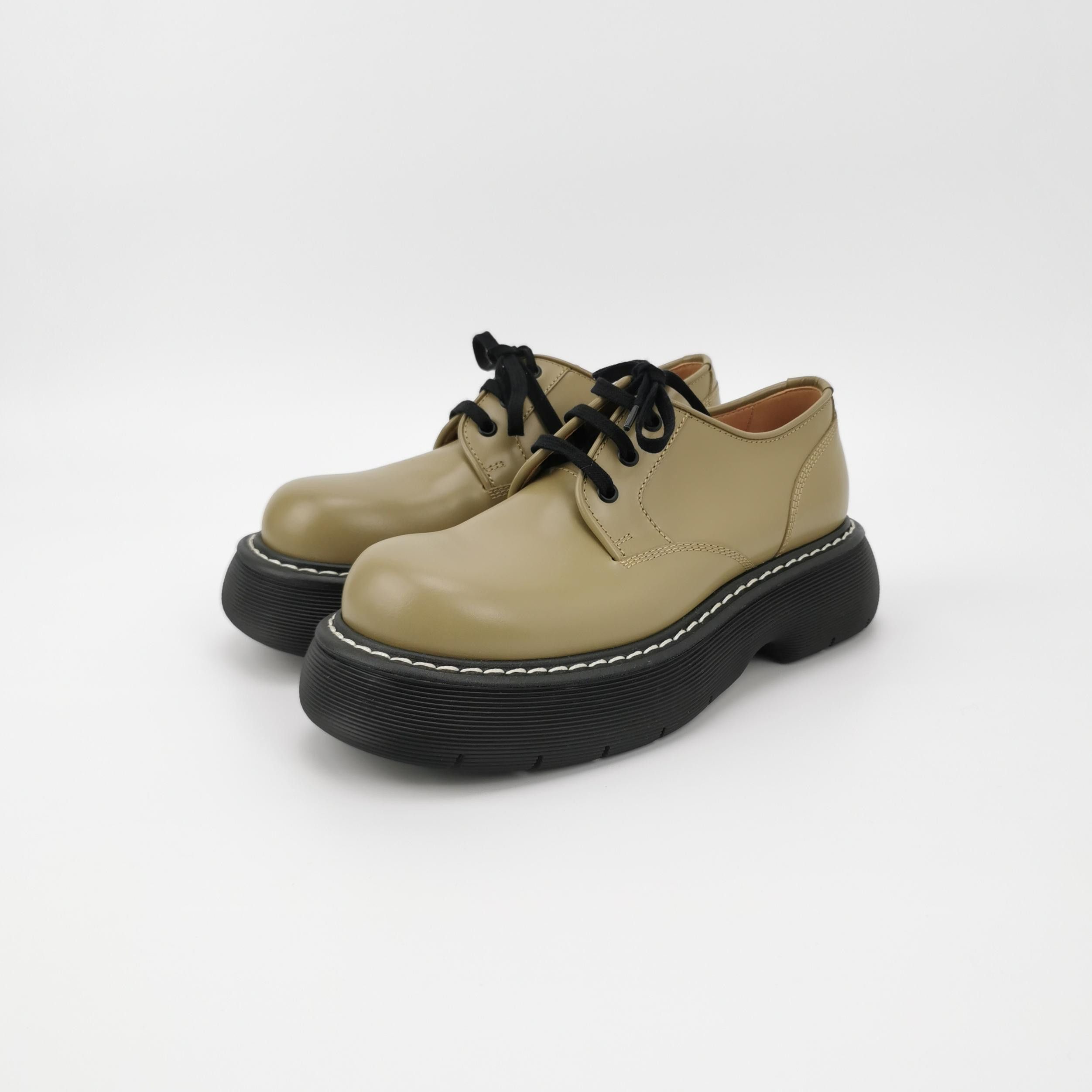 Bottega Veneta Bottega Veneta The Bounce Leather Derby Shoes 39 Size US 6 / EU 39 - 3 Thumbnail