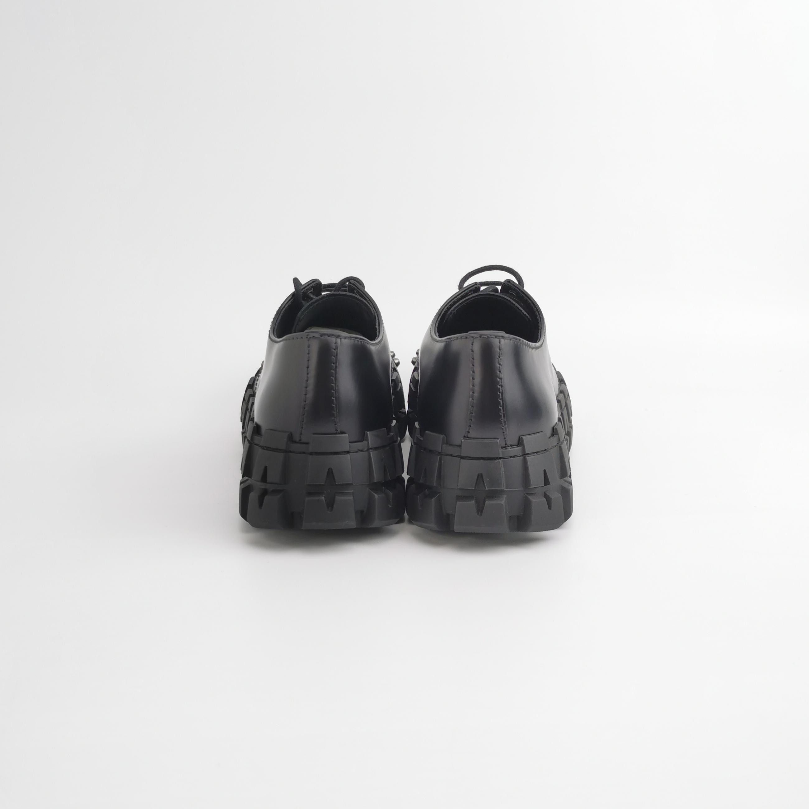 Prada Prada Studded Lug Sole Derby Shoes EU 39.5 Size US 6 / EU 39 - 5 Thumbnail