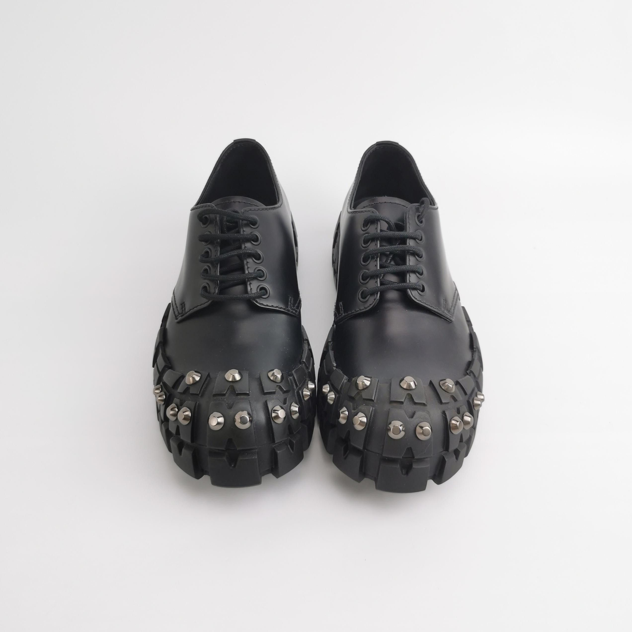 Prada Prada Studded Lug Sole Derby Shoes EU 39.5 Size US 6 / EU 39 - 4 Thumbnail