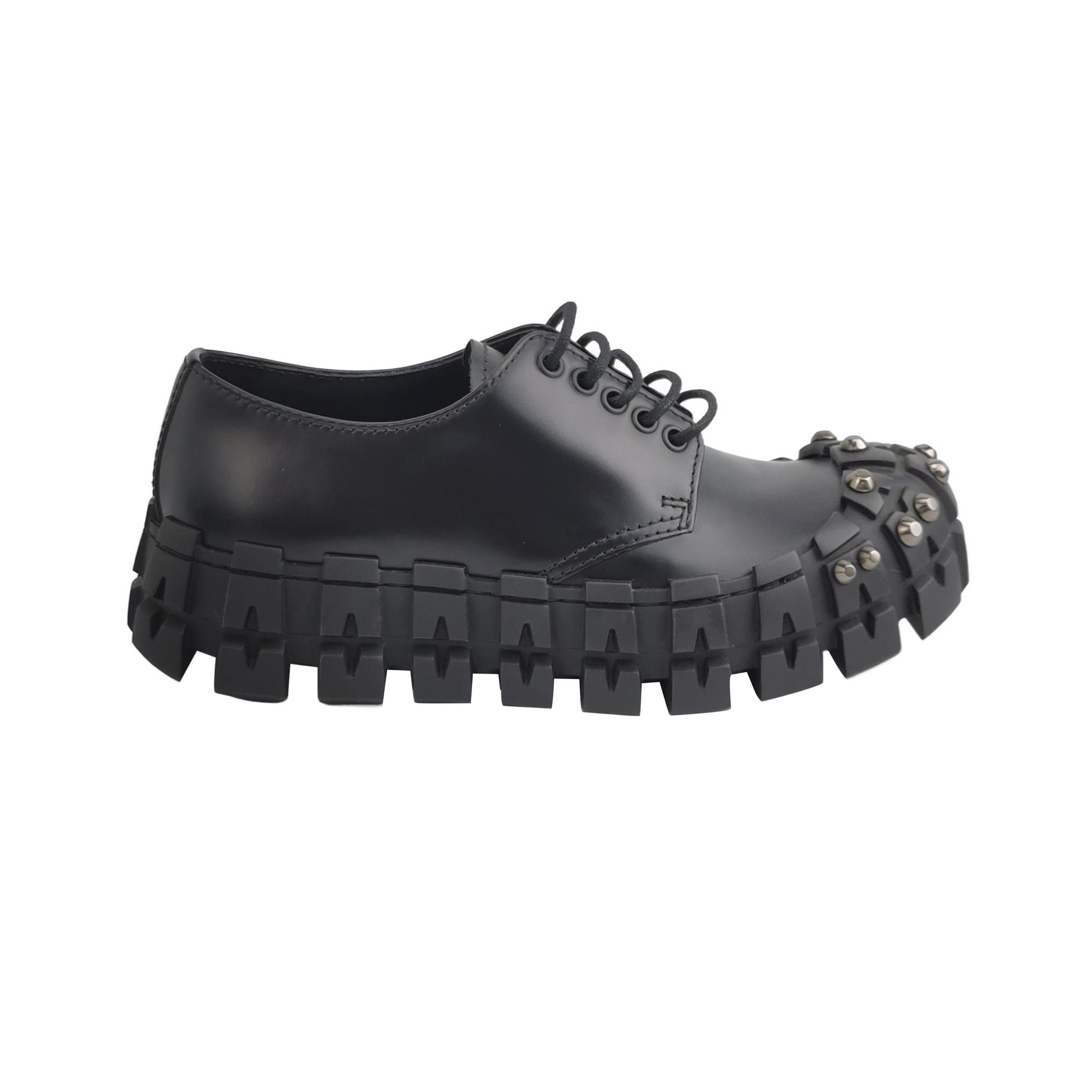 Prada Prada Studded Lug Sole Derby Shoes EU 39.5 Size US 6 / EU 39 - 2 Thumbnail
