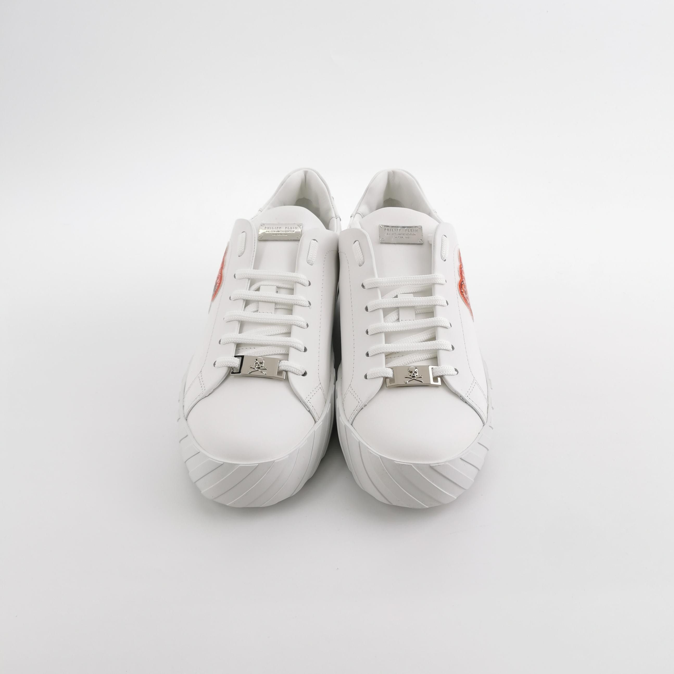 Philipp Plein Philipp Plein Teddy Bear Patch Leather Sneakers 40.5 Size US 7 / EU 40 - 4 Thumbnail