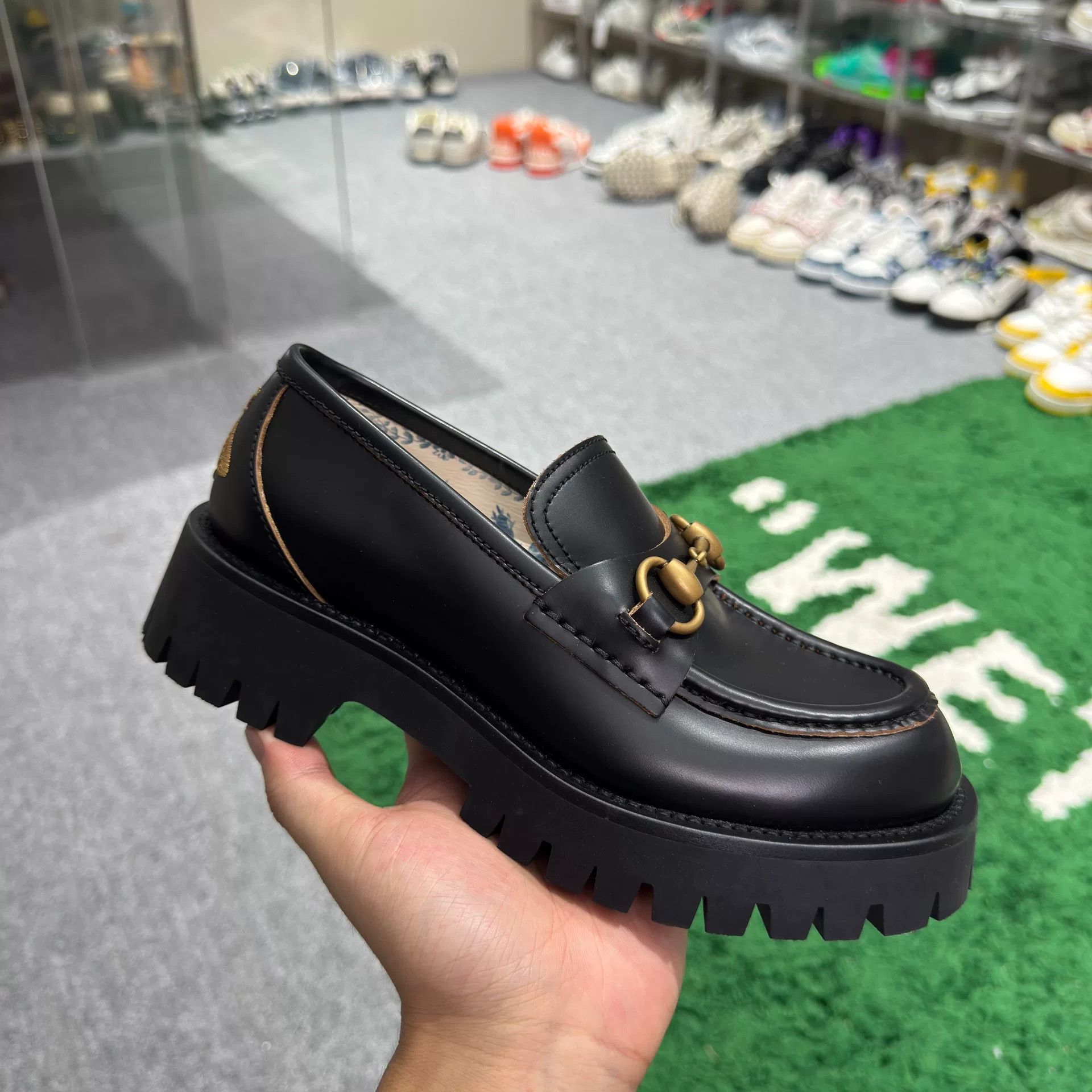 Gucci Gucci Black Lowtop Sneakers us_5-5 Women Size US 5.5 / IT 35.5 - 3 Thumbnail