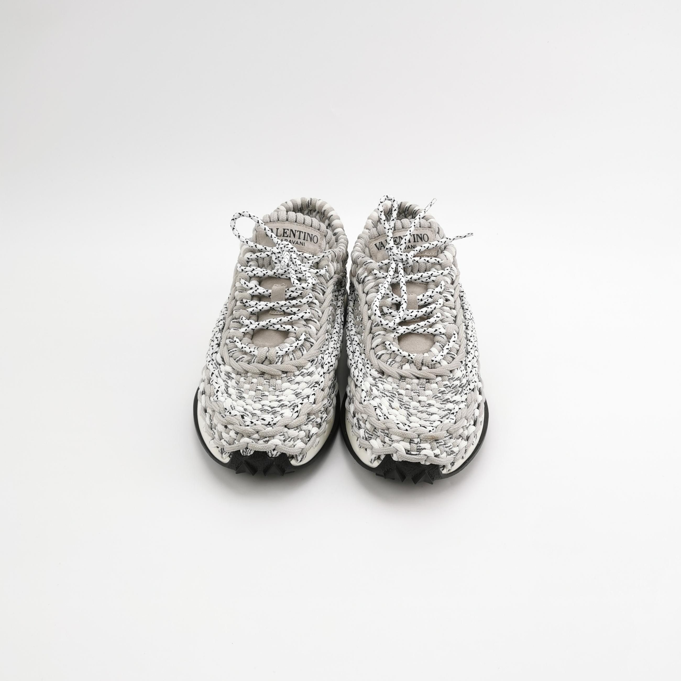 Valentino Valentino Woven Braided Low-Top Sneakers 39 Size US 6 / EU 39 - 4 Thumbnail