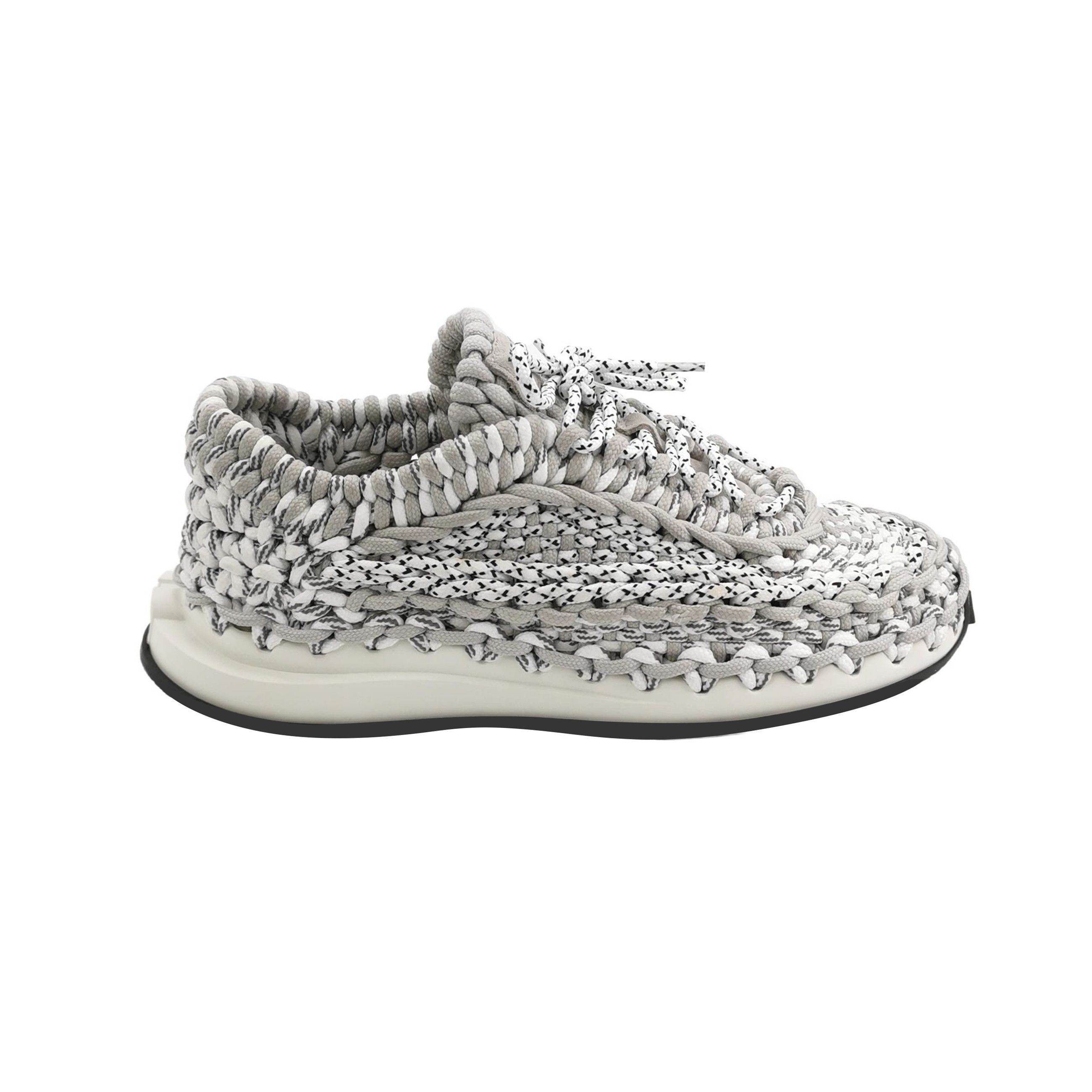 Valentino Valentino Woven Braided Low-Top Sneakers 39 Size US 6 / EU 39 - 2 Thumbnail