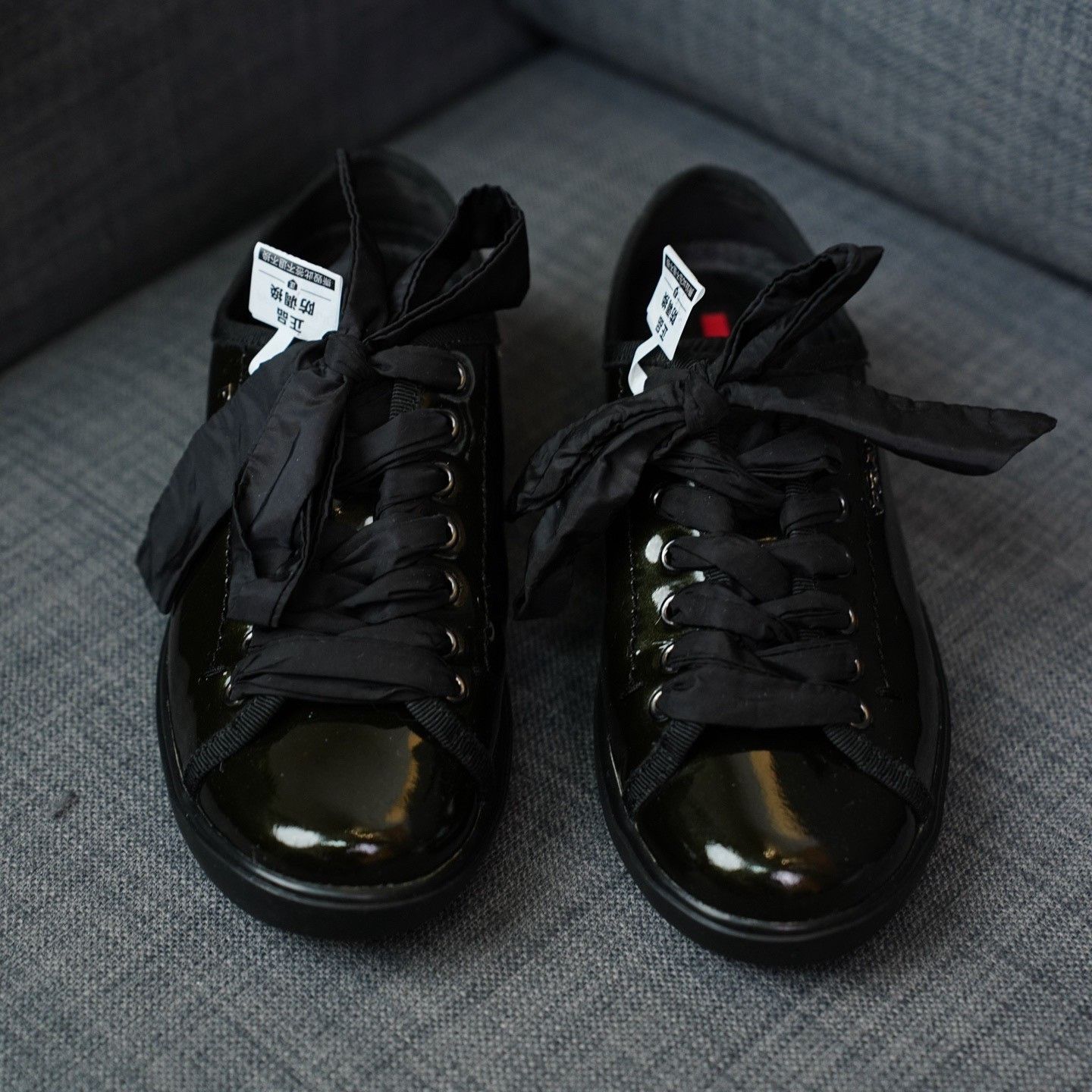 Prada Prada Casual Black Lowtop Sneakers us_5 Women Size US 5 / IT 35 - 4 Thumbnail