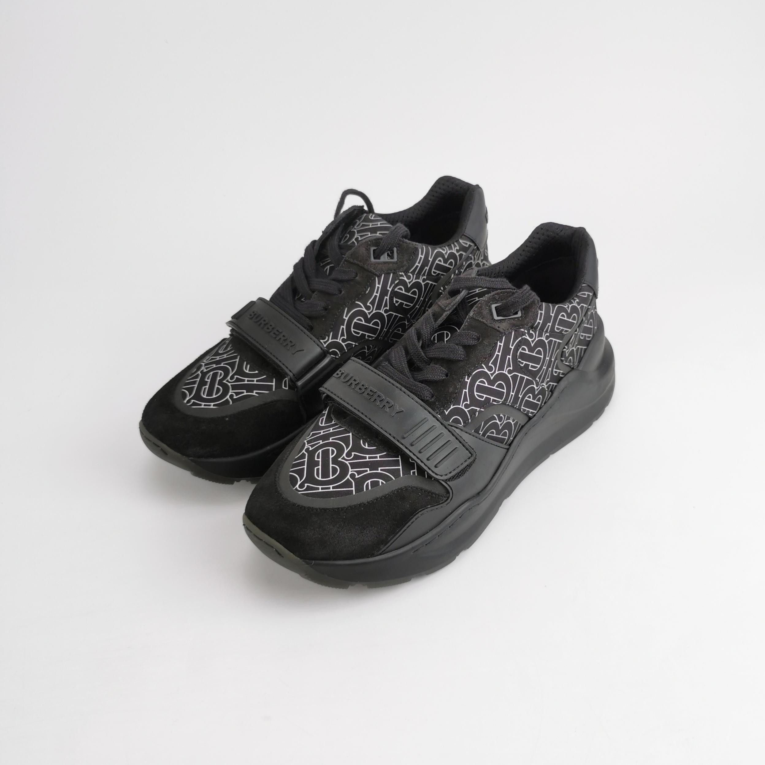 Burberry Burberry TB Monogram Print Ramsey Sneakers EU 42 Size US 9 / EU 42 - 3 Thumbnail