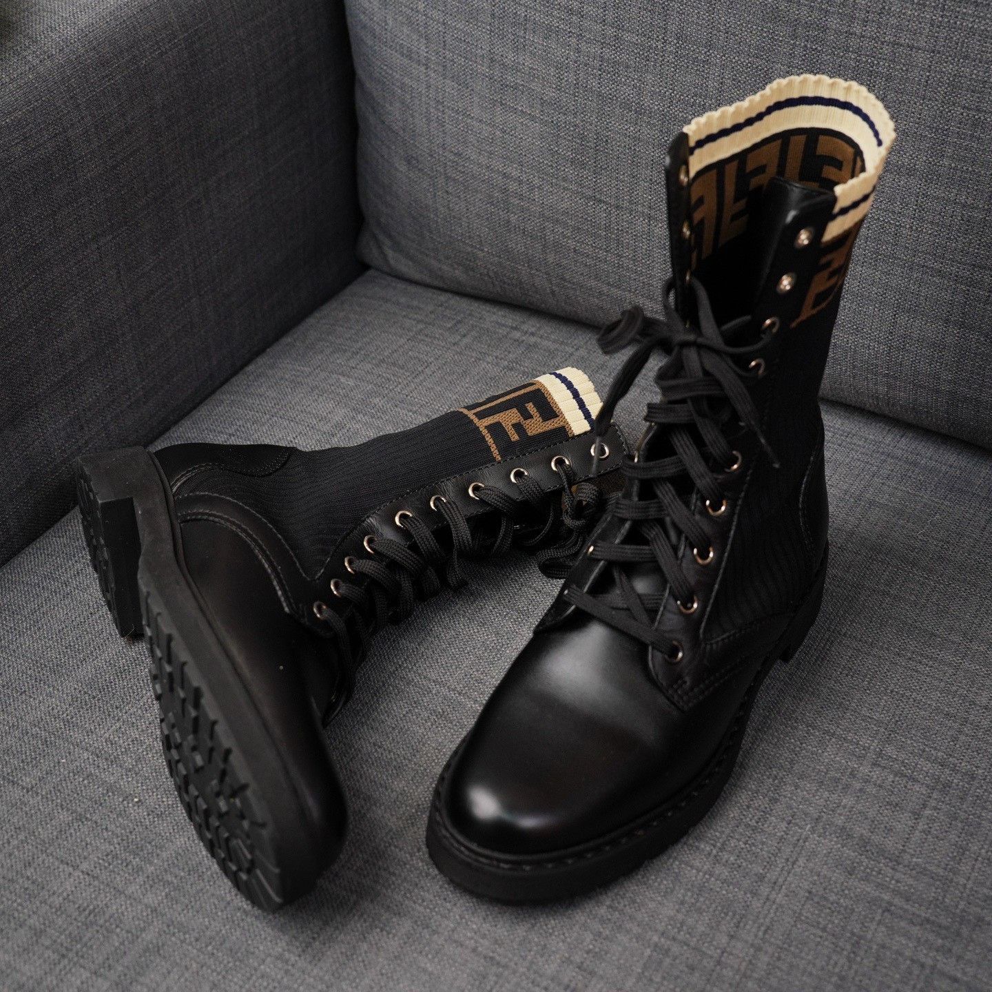Fendi Fendi Leather Black Boots us_8 Women Size US 8 / IT 38 - 2 Thumbnail