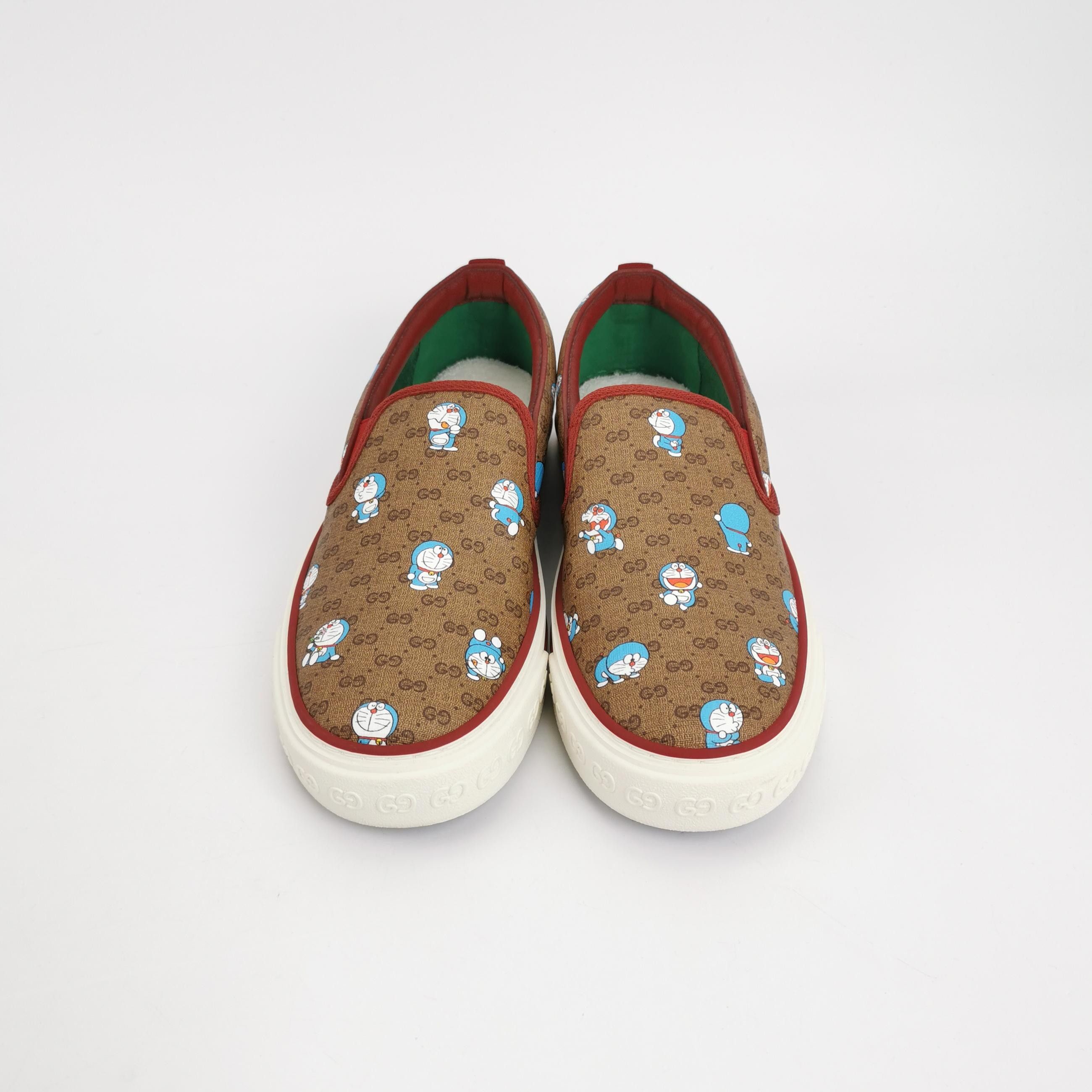 Gucci Gucci x Doraemon GG Supreme Slip-Ons 39 Size US 6 / EU 39 - 4 Thumbnail