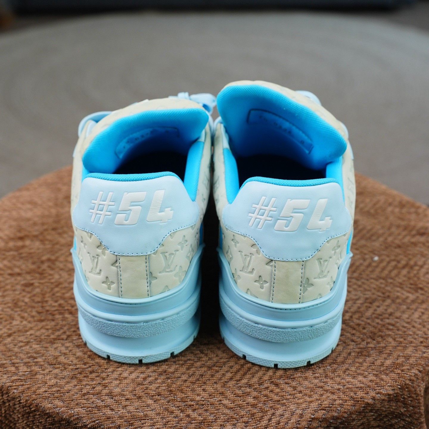 Louis Vuitton Louis Vuitton Training Blue Lowtop Sneakers 9 Men Size US 9 / EU 42 - 6 Thumbnail