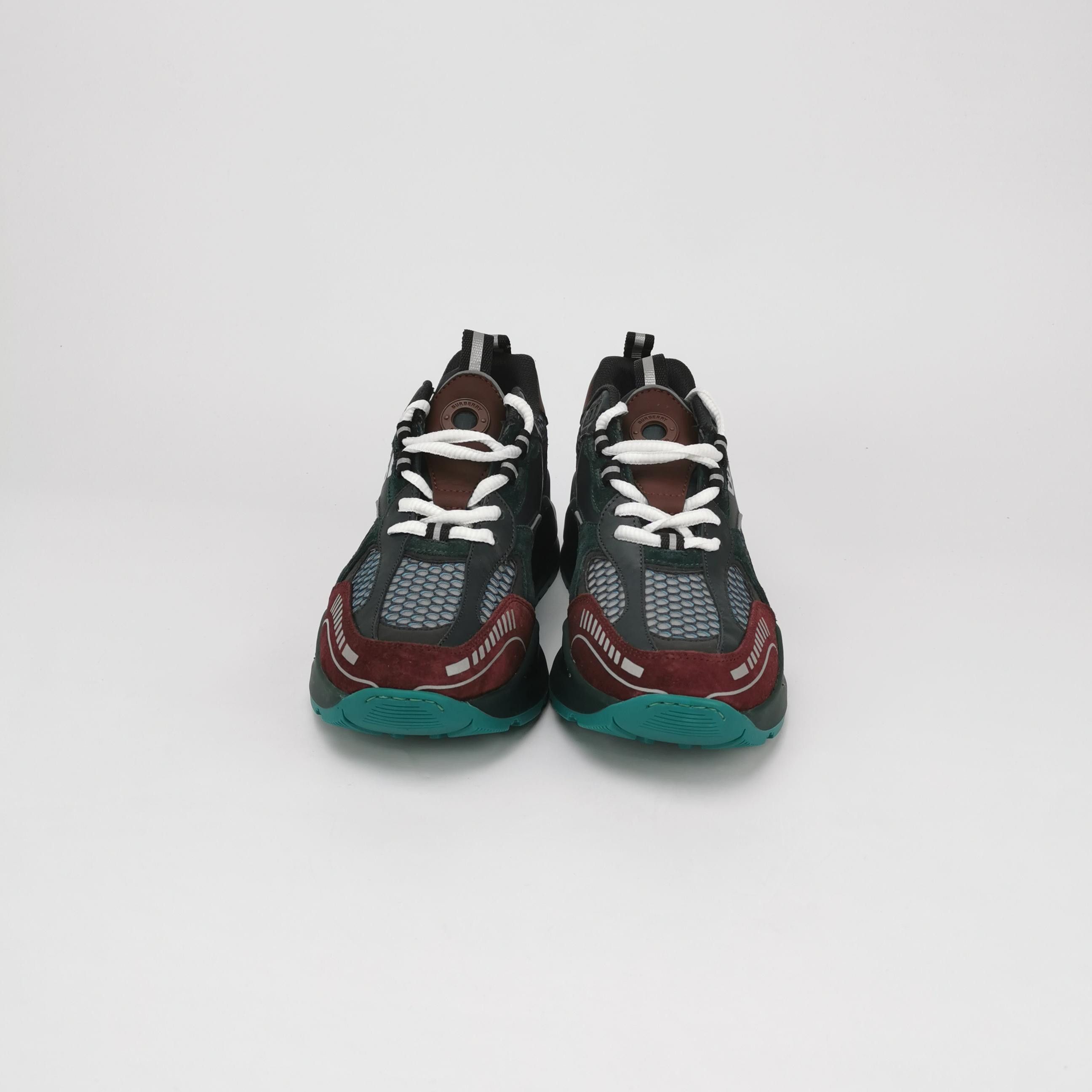 Burberry Burberry Paneled Leather and Mesh Sneakers 40 Size US 7 / EU 40 - 4 Thumbnail