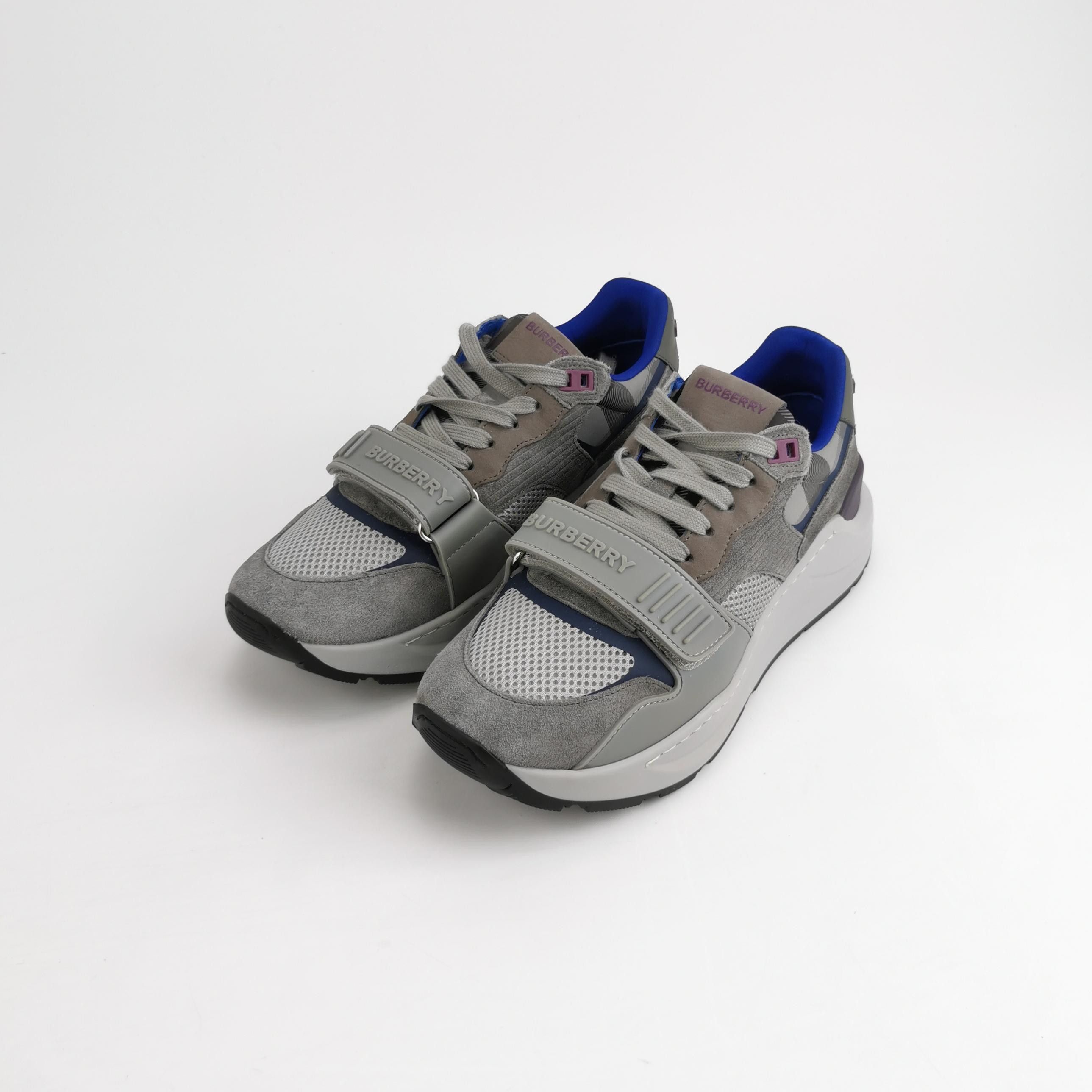 Burberry Burberry Ramsey Suede Mesh Sneakers 40 Size US 7 / EU 40 - 3 Thumbnail