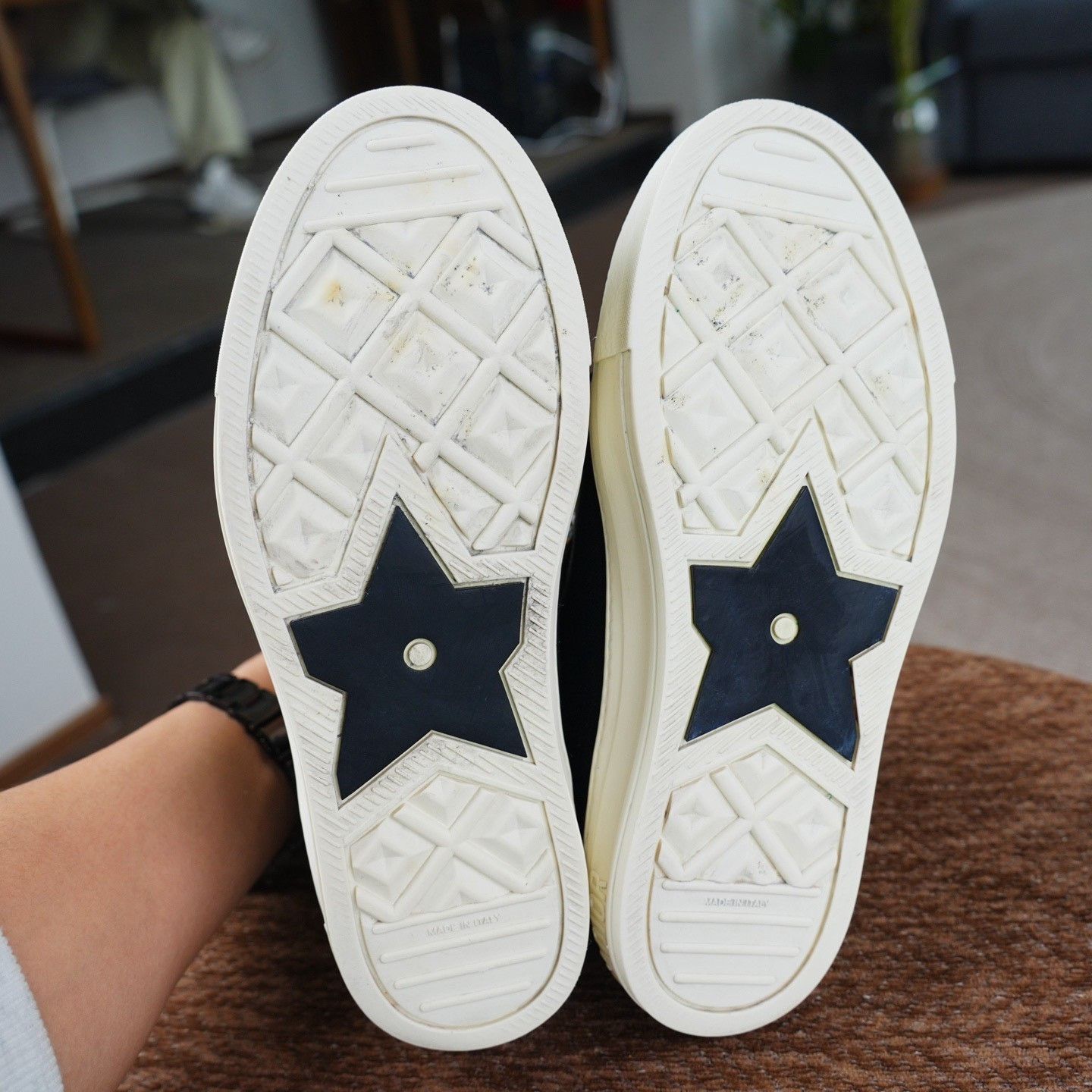 Dior Dior Blue Lowtop Sneakers us_7 Women Size US 7 / IT 37 - 7 Thumbnail