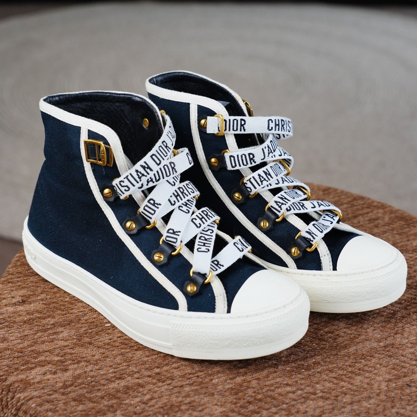 Dior Dior Blue Lowtop Sneakers us_7 Women Size US 7 / IT 37 - 4 Thumbnail