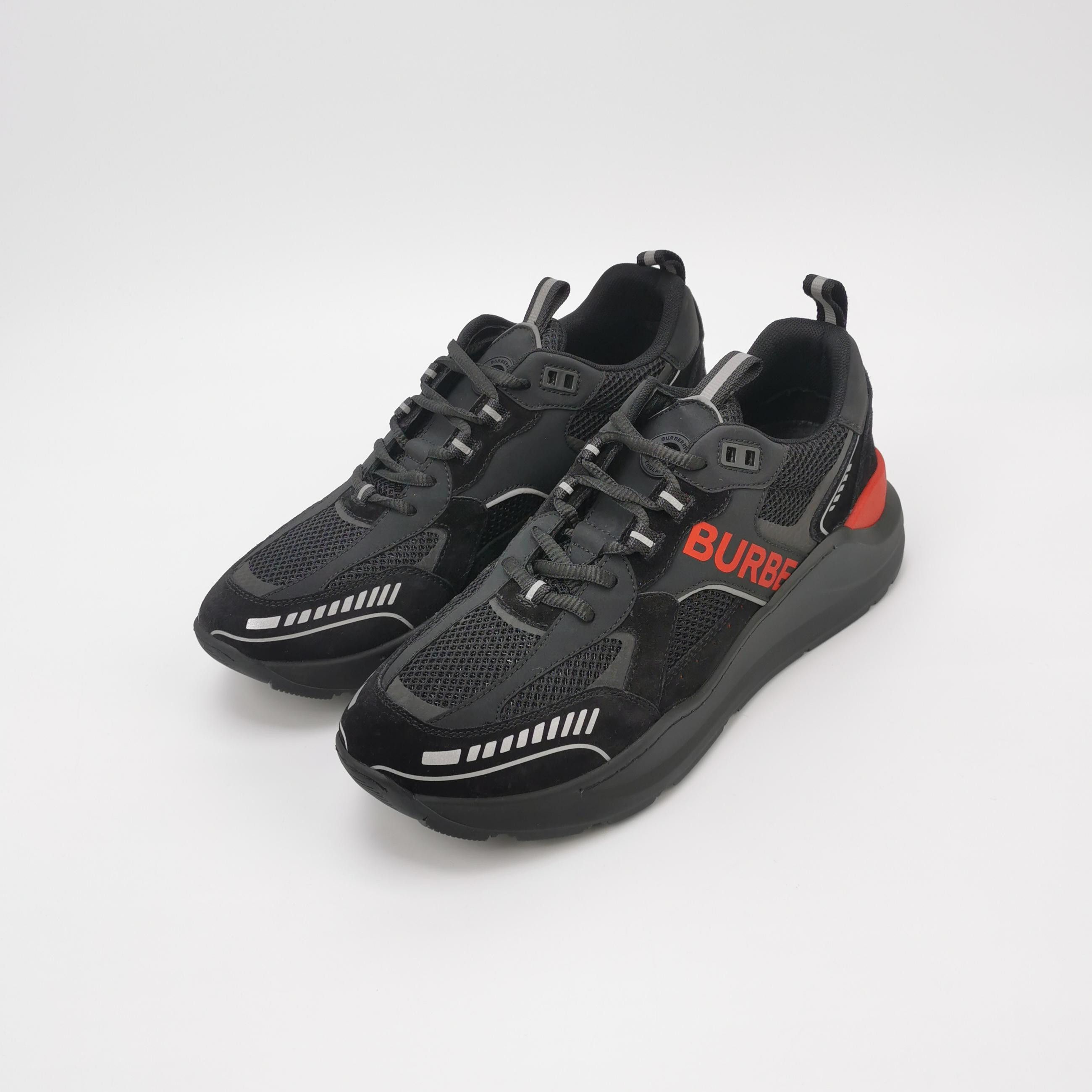 Burberry Burberry Logo Mesh Suede Sneakers 44 Size US 11 / EU 44 - 3 Thumbnail