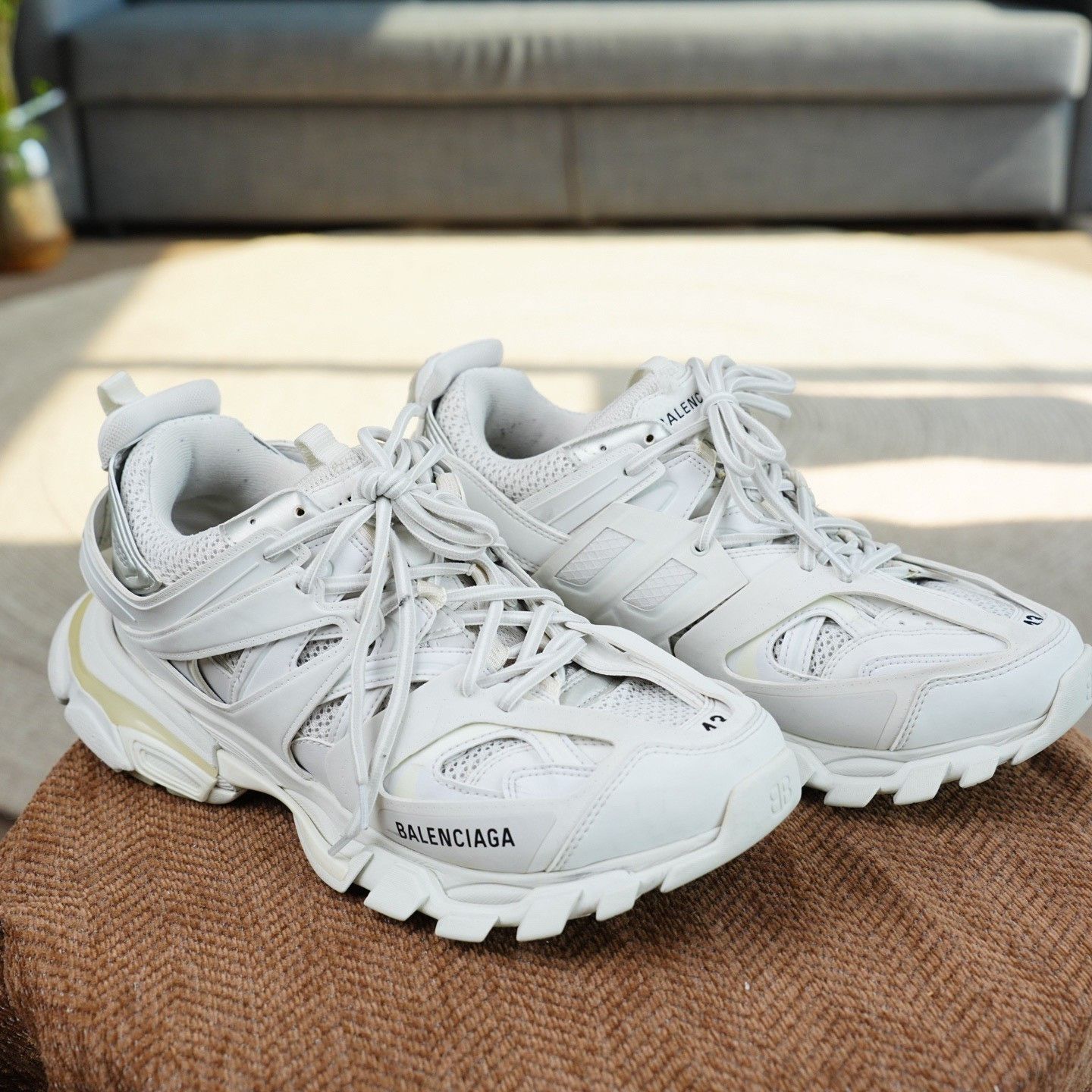 Balenciaga Balenciaga White Lowtop Sneakers 10 Men Size US 10 / EU 43 - 4 Thumbnail