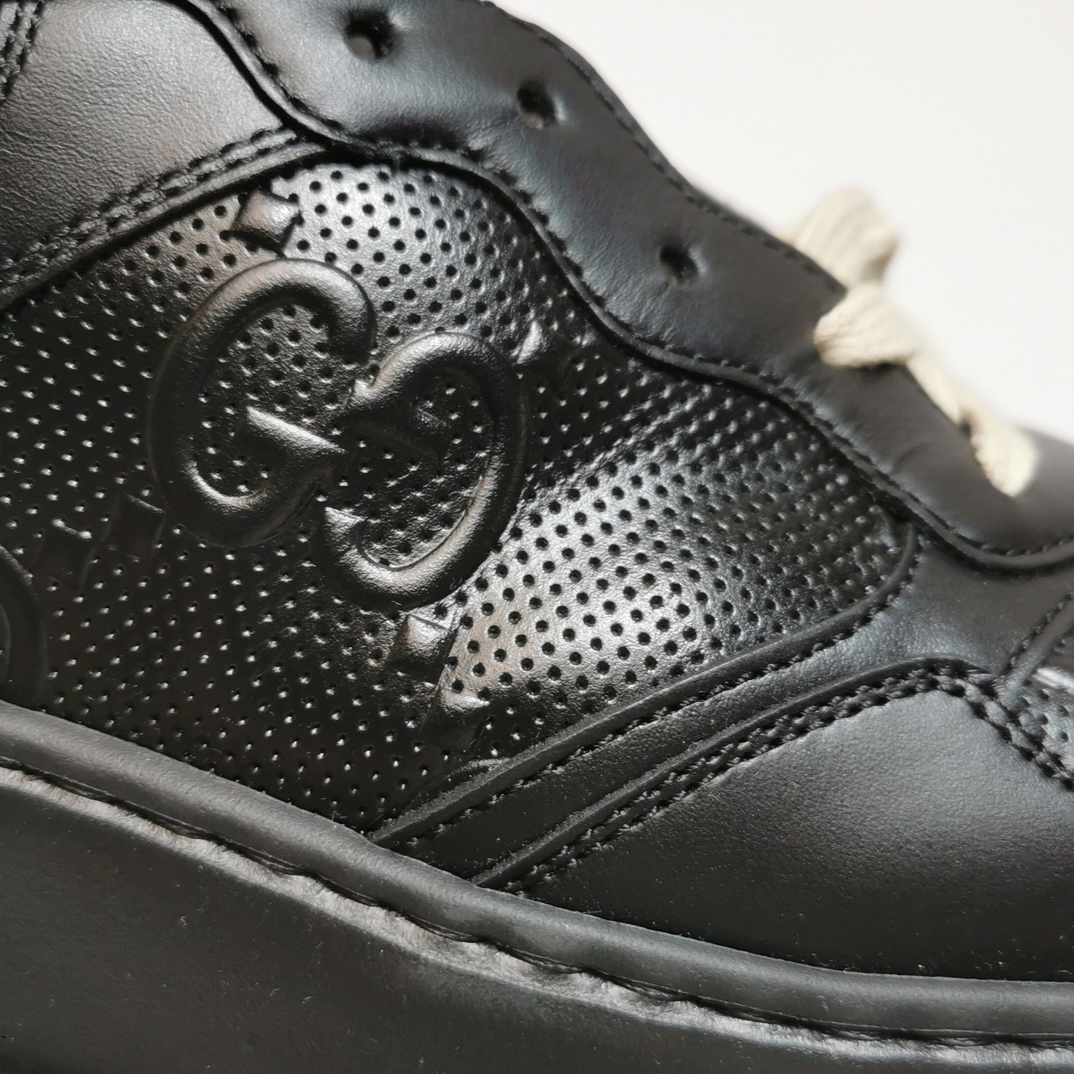 Gucci Gucci GG Logo Leather Platform Sneakers Size 40.5 Size US 7 / EU 40 - 11 Thumbnail