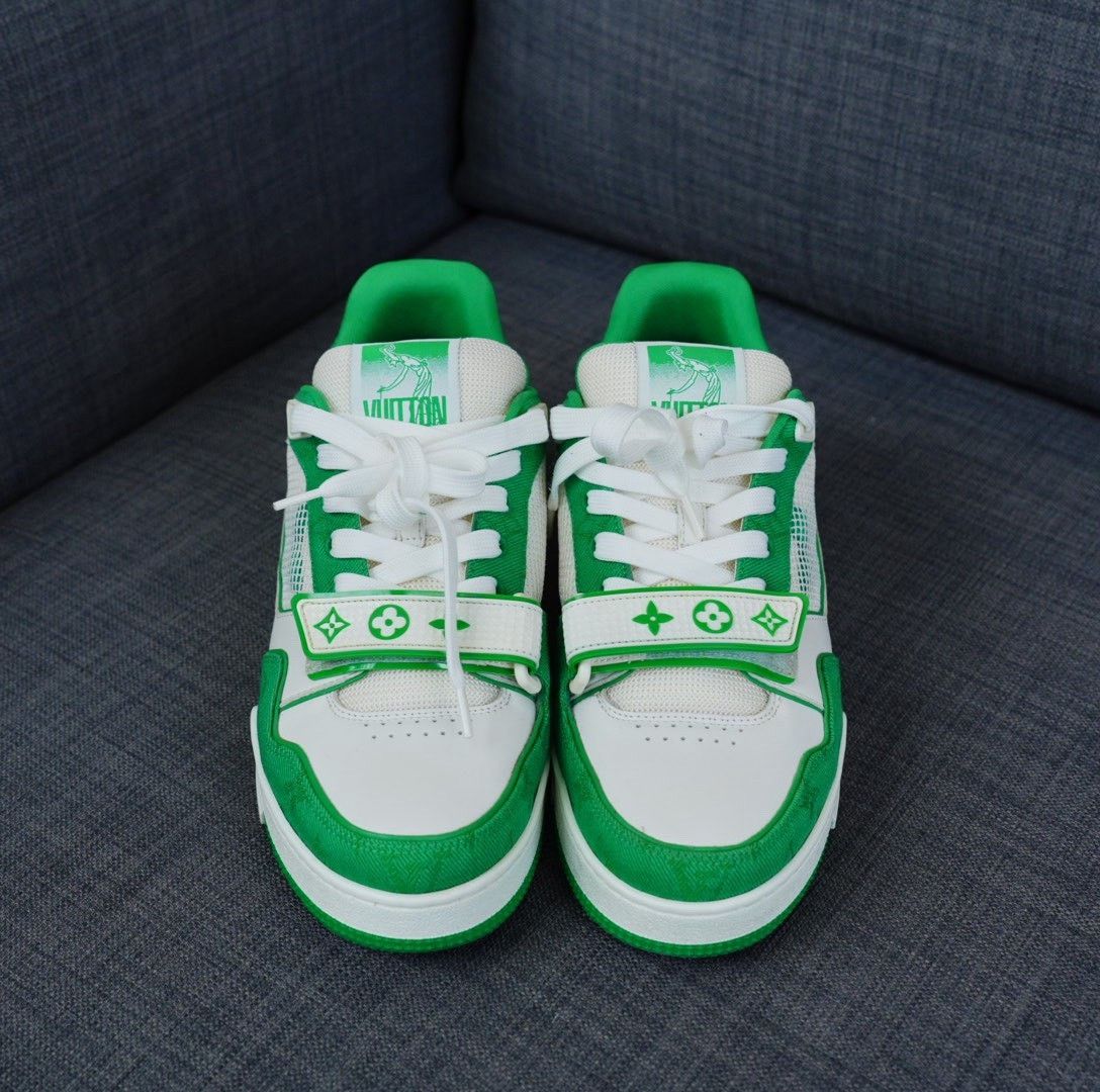 Louis Vuitton Louis Vuitton Training Green Lowtop Sneakers 7.5 Men Size US 7.5 / EU 40-41 - 5 Thumbnail