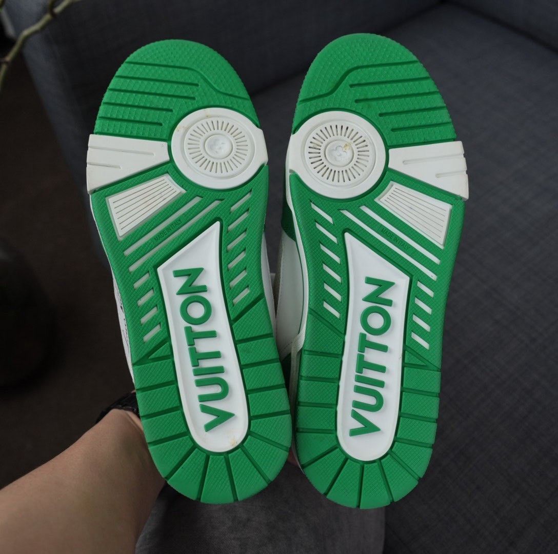 Louis Vuitton Louis Vuitton Training Green Lowtop Sneakers 7.5 Men Size US 7.5 / EU 40-41 - 9 Thumbnail