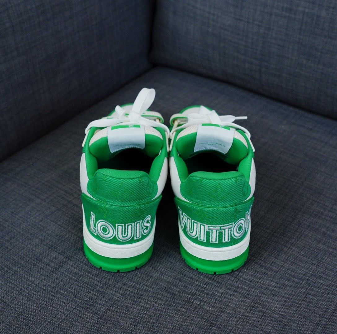 Louis Vuitton Louis Vuitton Training Green Lowtop Sneakers 7.5 Men Size US 7.5 / EU 40-41 - 6 Thumbnail