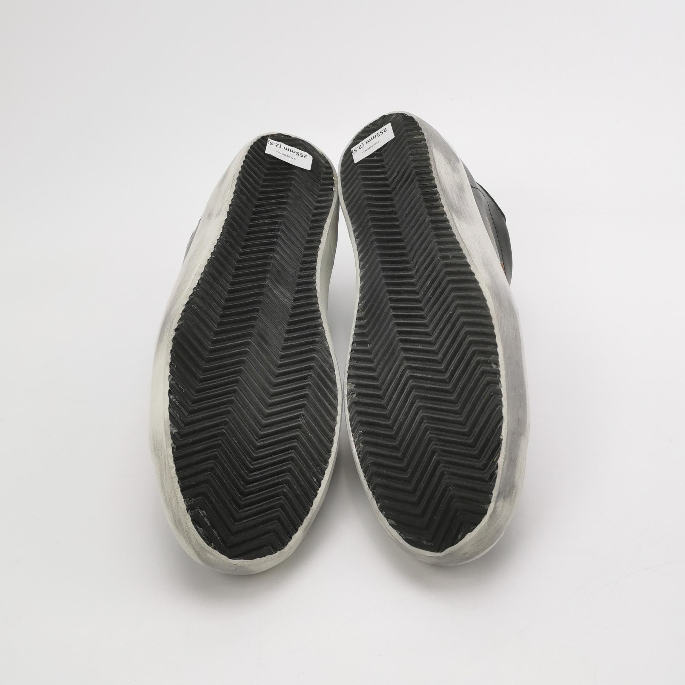 Golden Goose Golden Goose Super-Star Black Leather Sneakers 41 Size US 8 / EU 41 - 6 Thumbnail