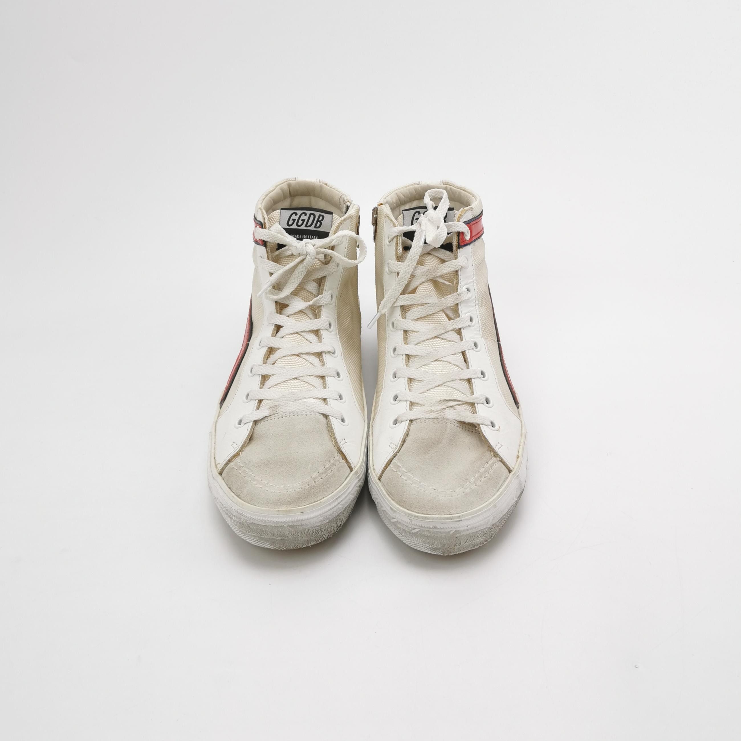 Golden Goose Golden Goose Slide Distressed Canvas Sneakers EU 41 Size US 8 / EU 41 - 4 Thumbnail